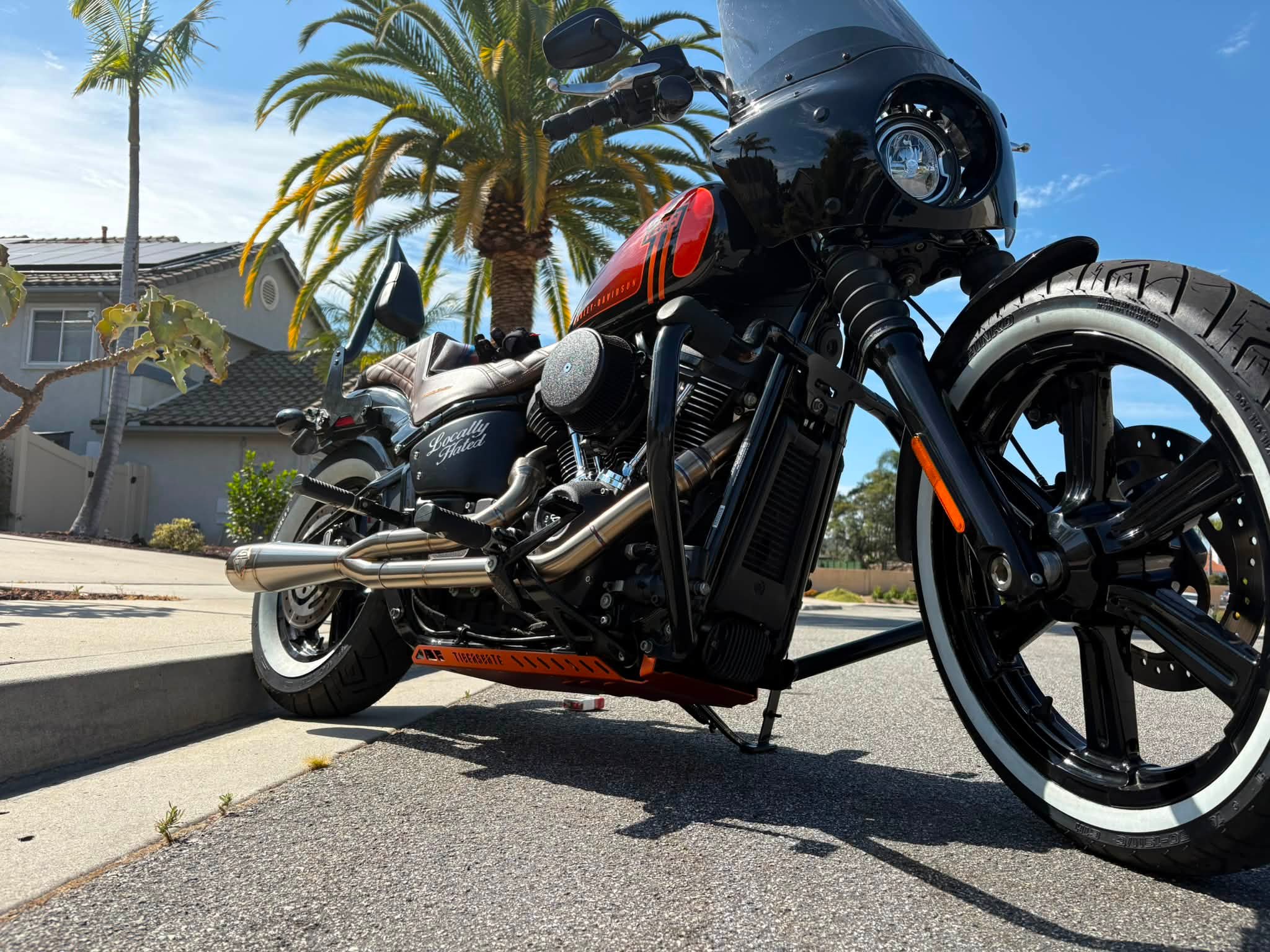 Upgrading Street Bob with S&S air cleaner and SP Concepts exhaust