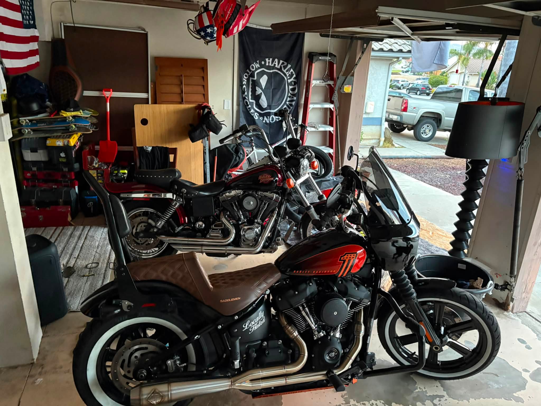 Upgrading Street Bob with S&S air cleaner and SP Concepts exhaust