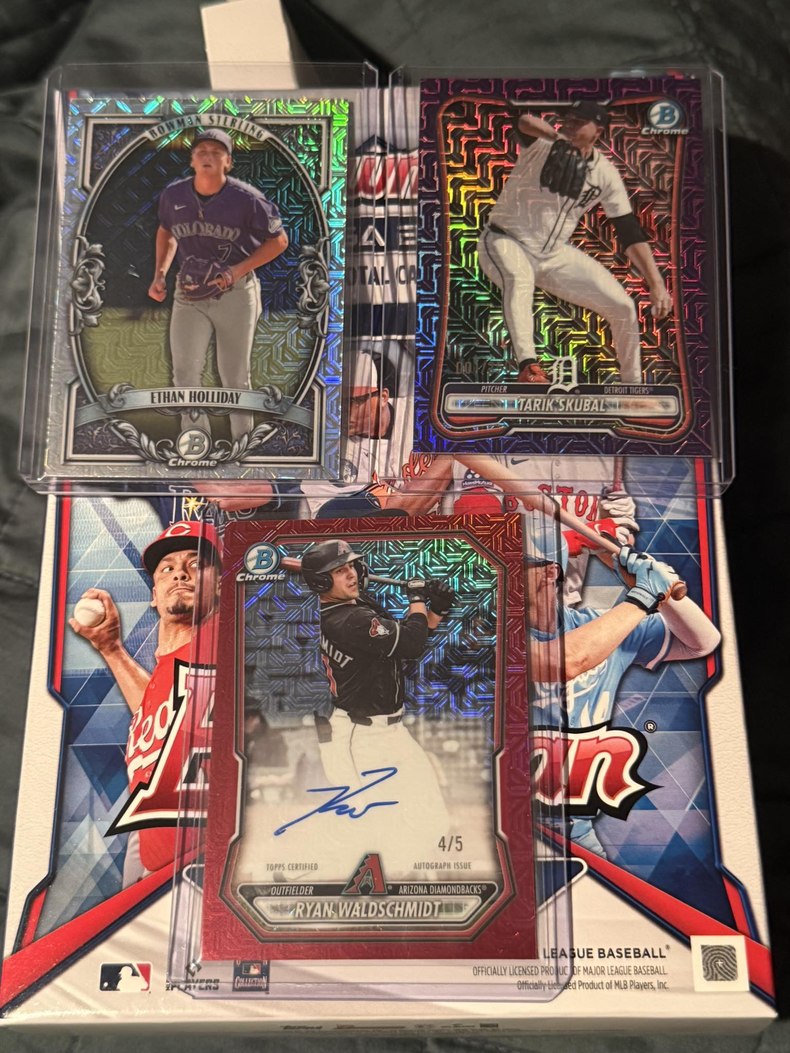 Bowman mega card auto waldschmidt found