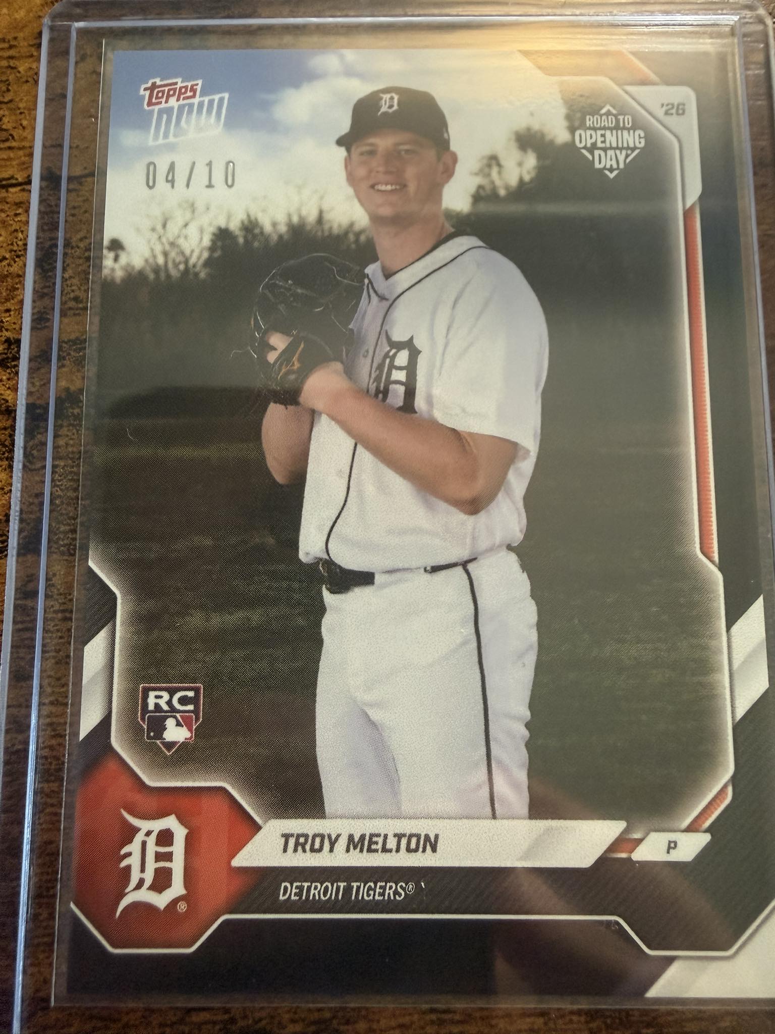 Detroit Tigers Topps Opening Day set with bonus