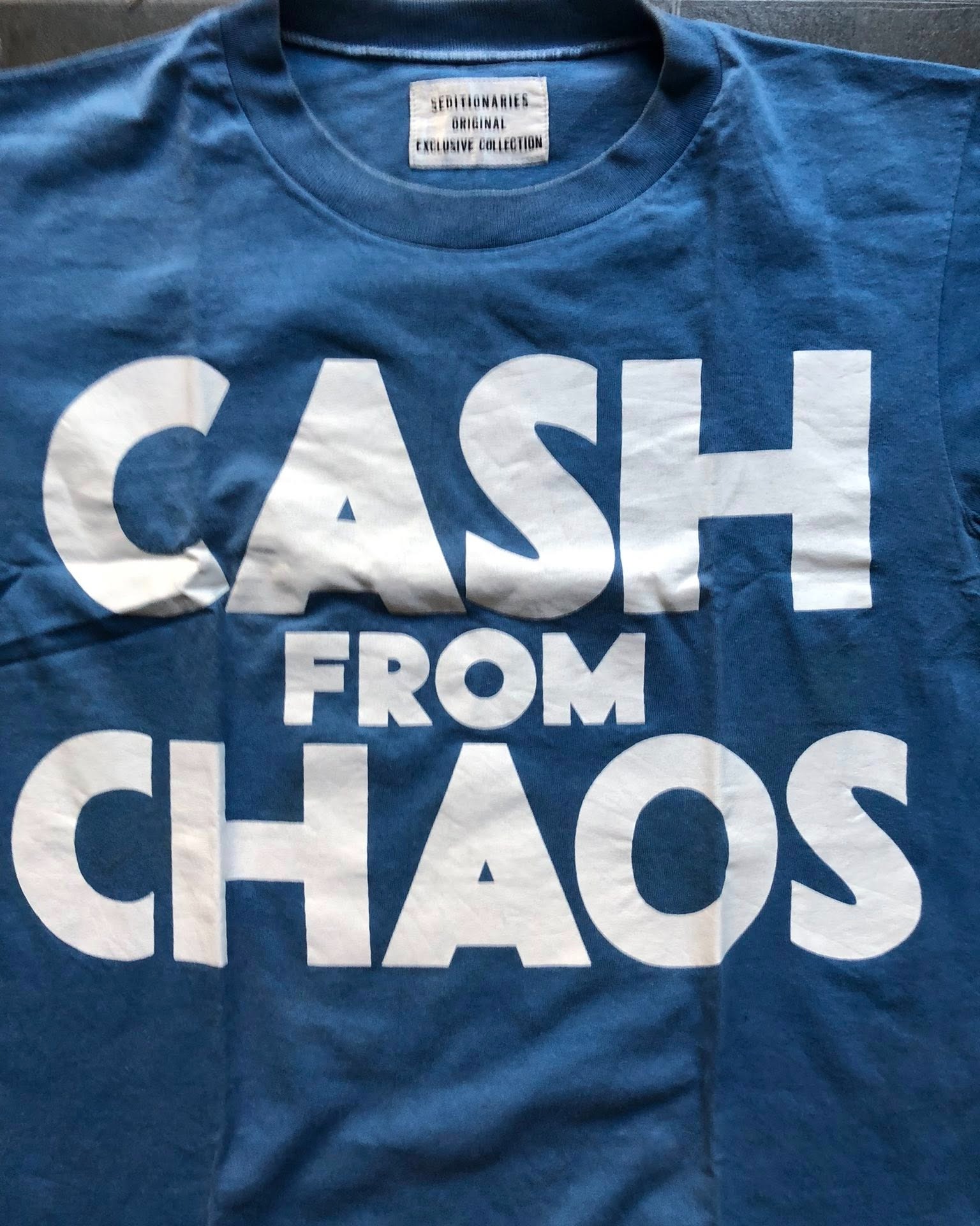 CHAOS seditionaries FROM Tシャツ CASH 99%is