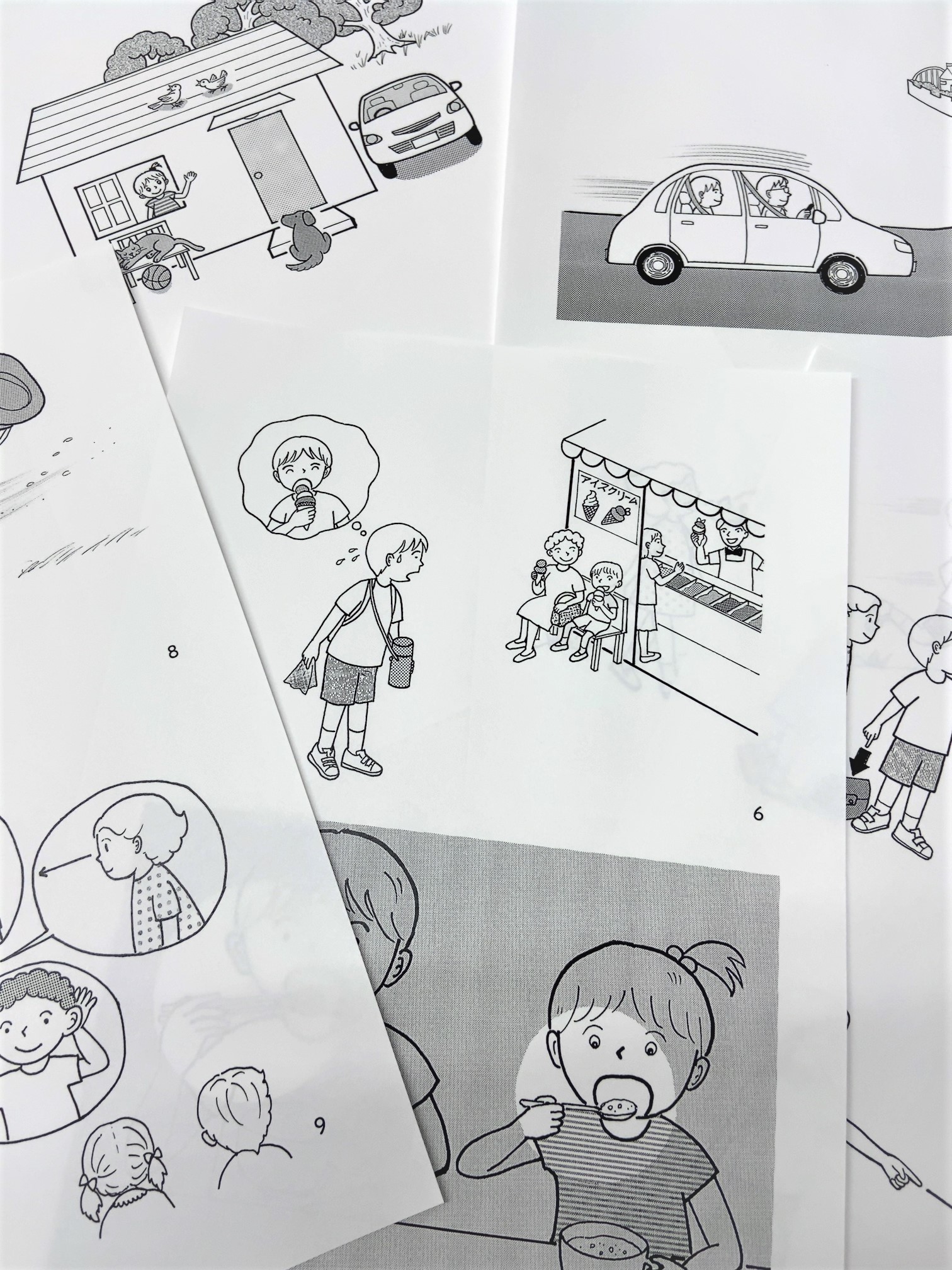 こどものにほんご』無料補助教材 ベトナム語訳、文型導入用イラストが 