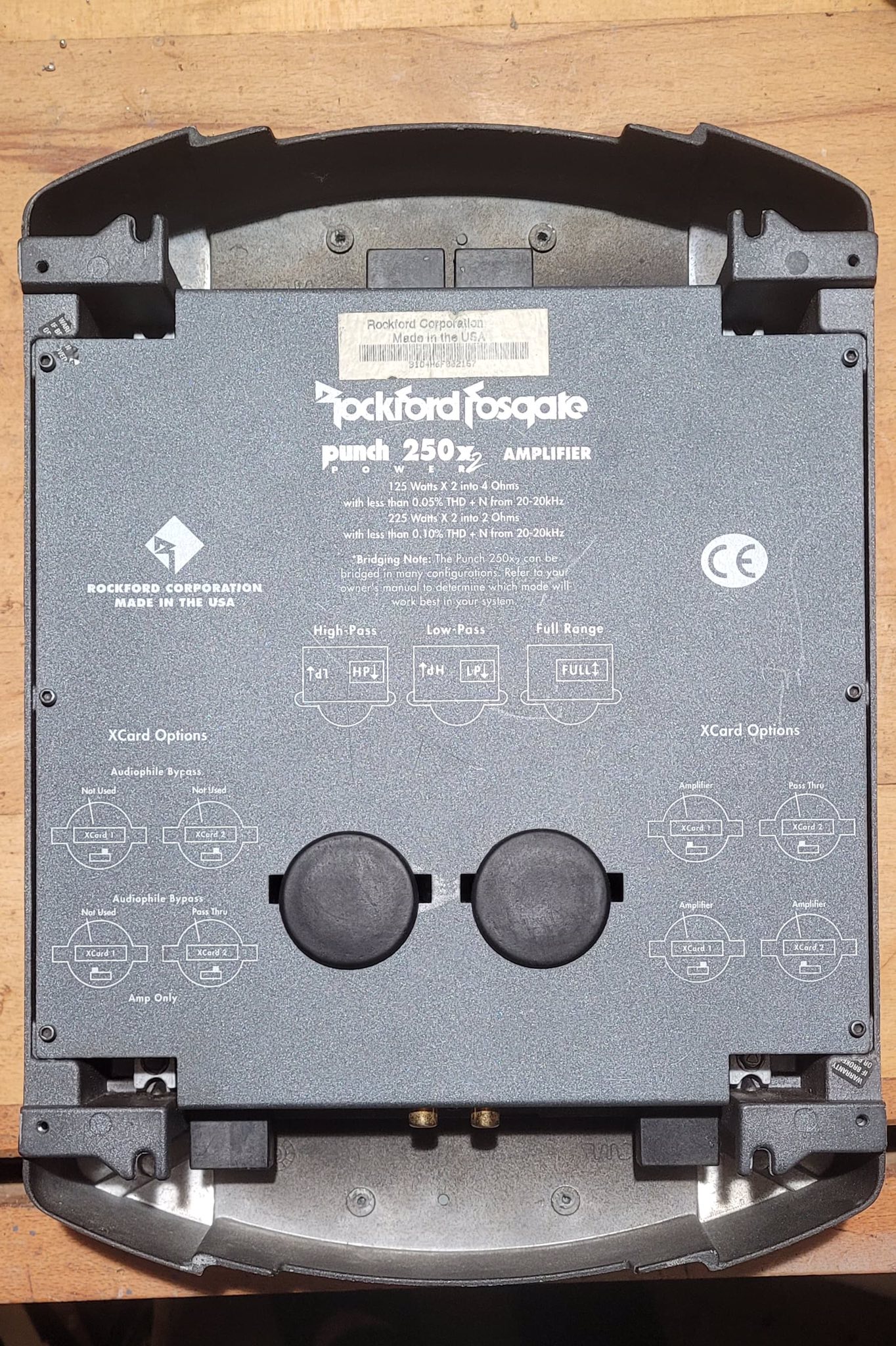 Rockford Fosgate Punch Power 250x2 amp from 1996