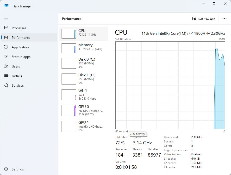 ปรึกษาปัญหาคอมพิวเตอร์ฟรี | สอบถามหน่อยคับ CPU วิ่งเกือบ 100% โน๊ตบุ๊ค ...