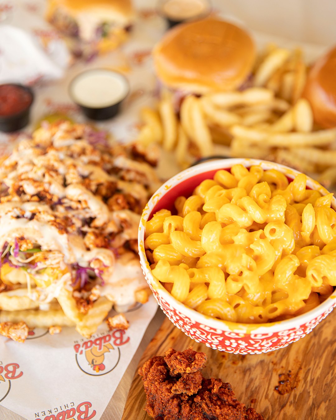 Chicken sandwiches, fries, wings, and... - Riverside Food Lab