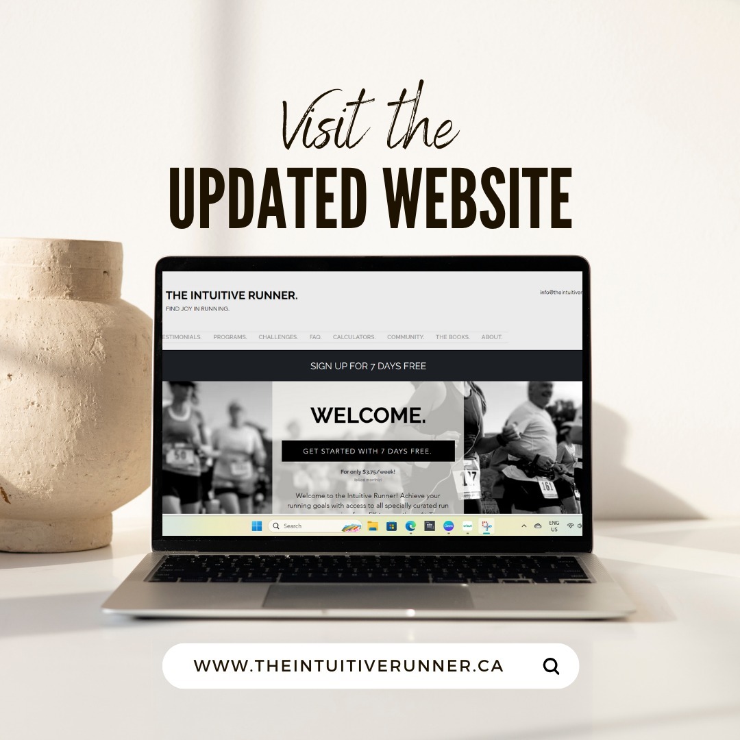 The Intuitive Runner website just... - The Intuitive Runner. | Facebook