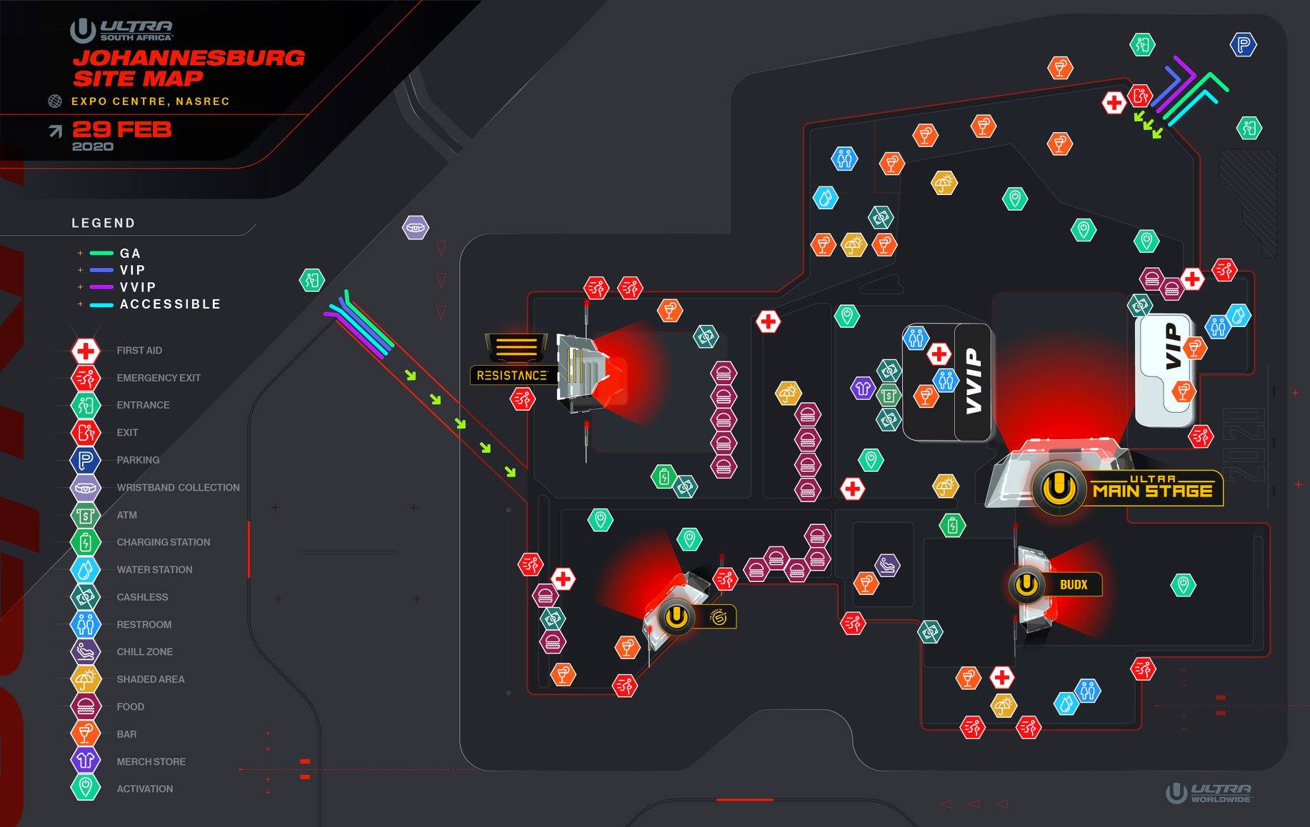 The site maps for the 7th edition of... - Ultra South Africa