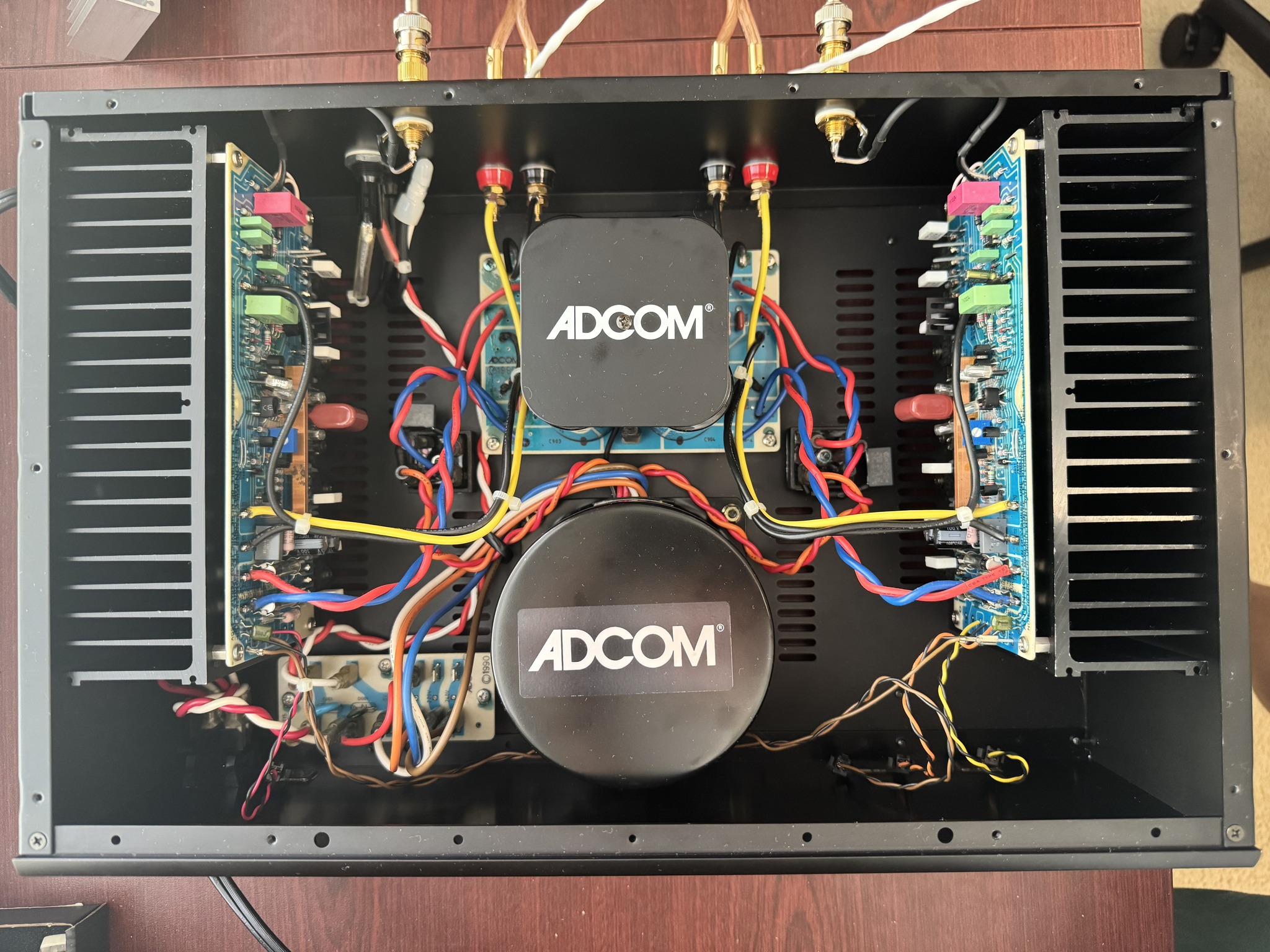 Restoring Adcom GFA-545II amplifier with modifications