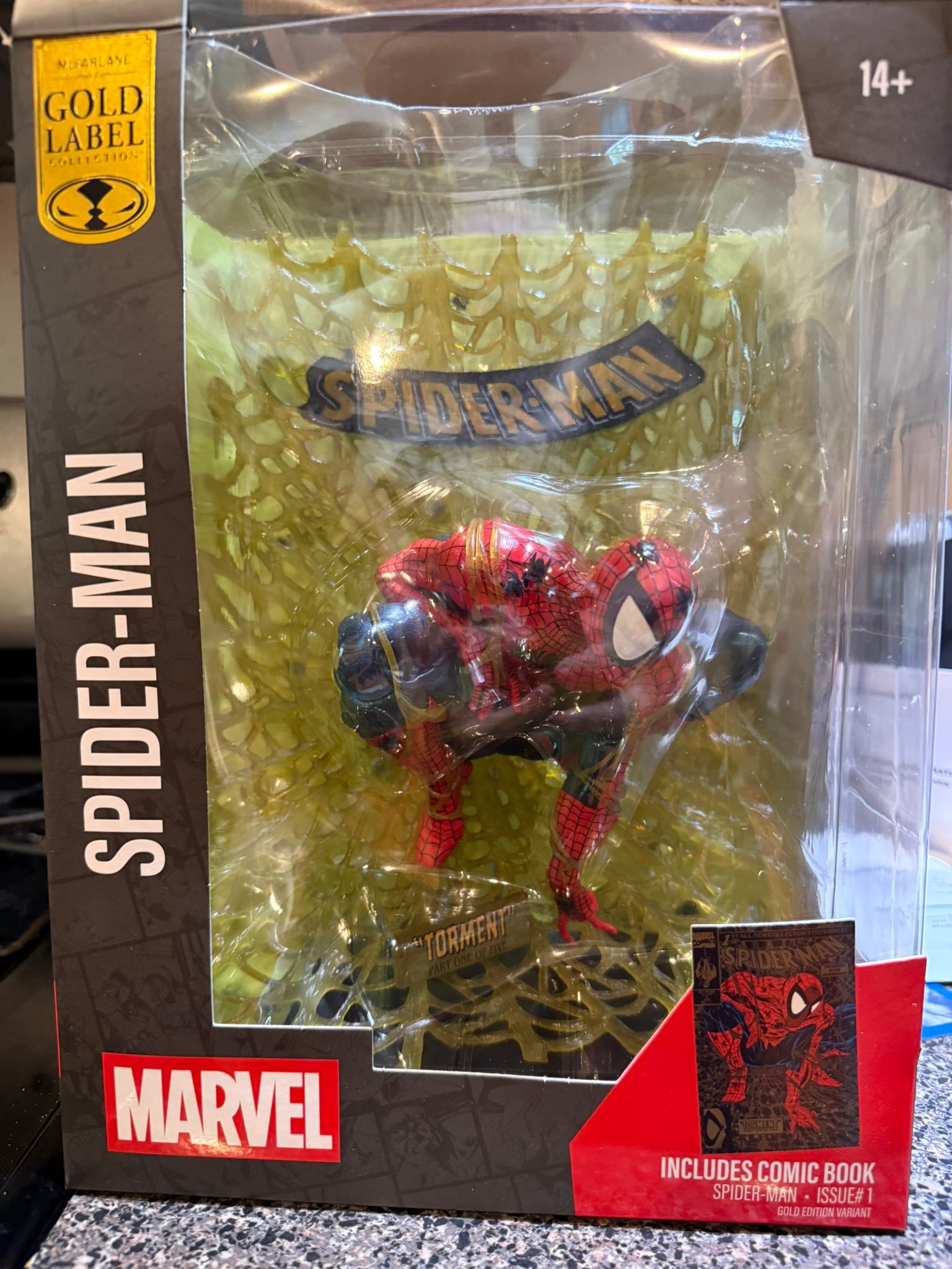 Can McFarlane's Spider-Man 1 reprint with gold foil be added to