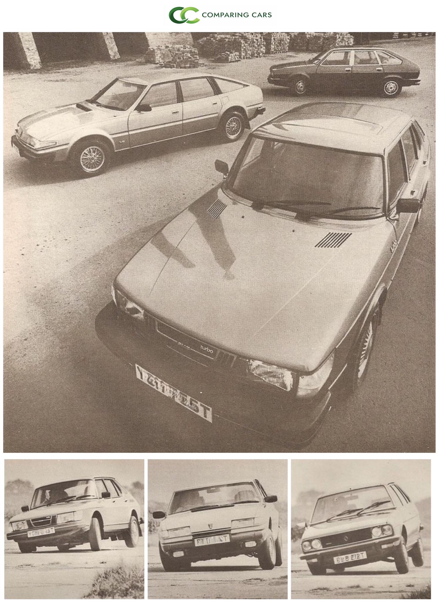 Rover V8-S vs Renault 30 TX vs Saab 900 Turbo comparison
