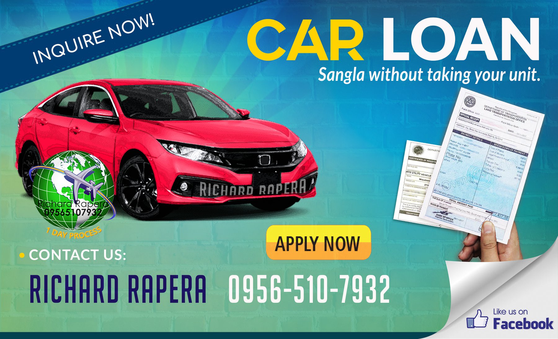 SACC LOAN - Richard Rapera | Pasig