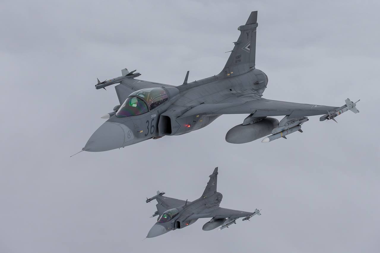 Scramble - Hungarian Gripens take over Baltic Air Policing According to ...