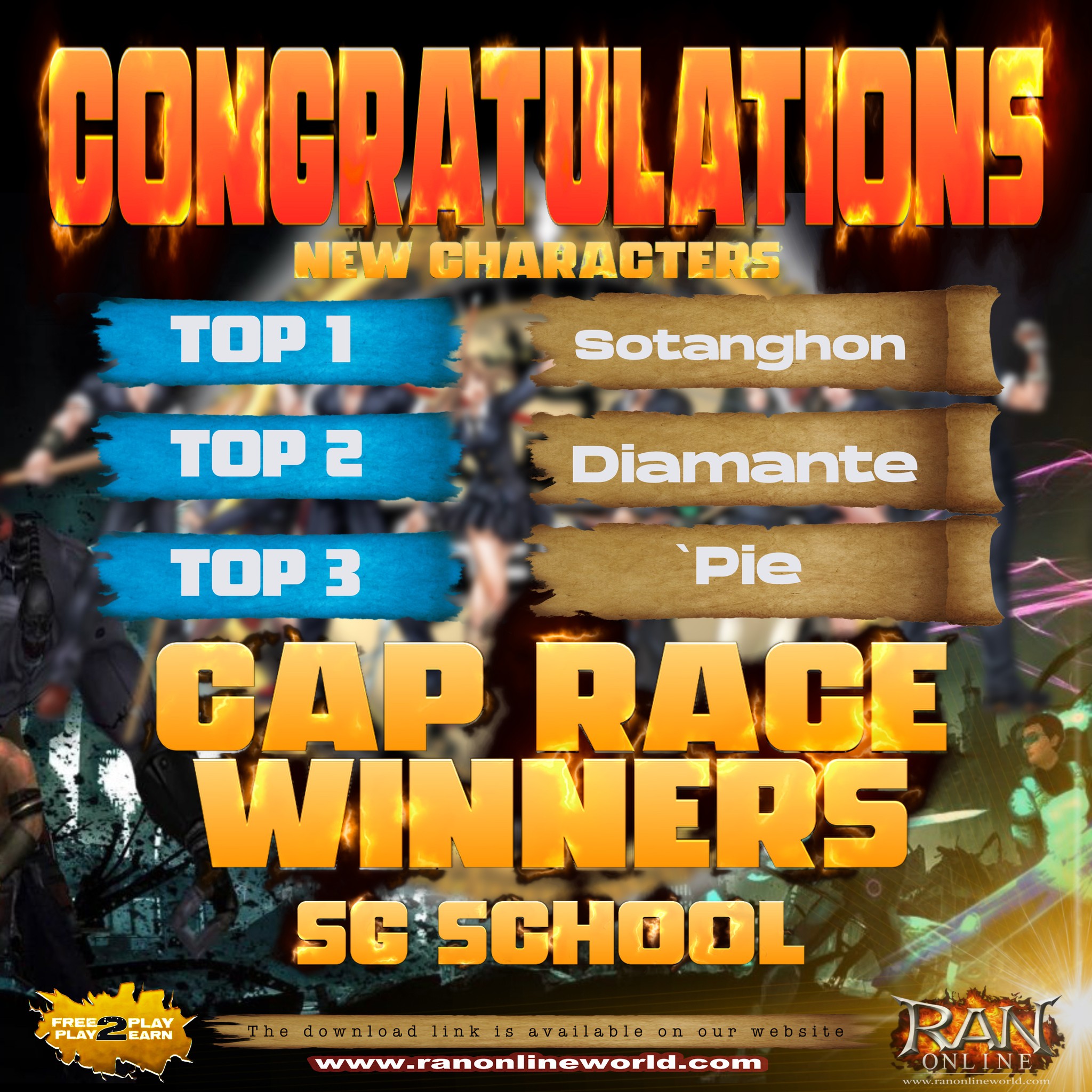 Ran Online - Congratulations to all Cap Race Event New...