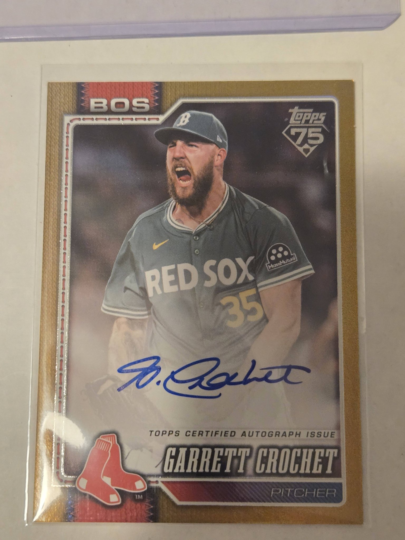 topps underwraps直筆サインボール Garrett Crochet Garrett Crochet