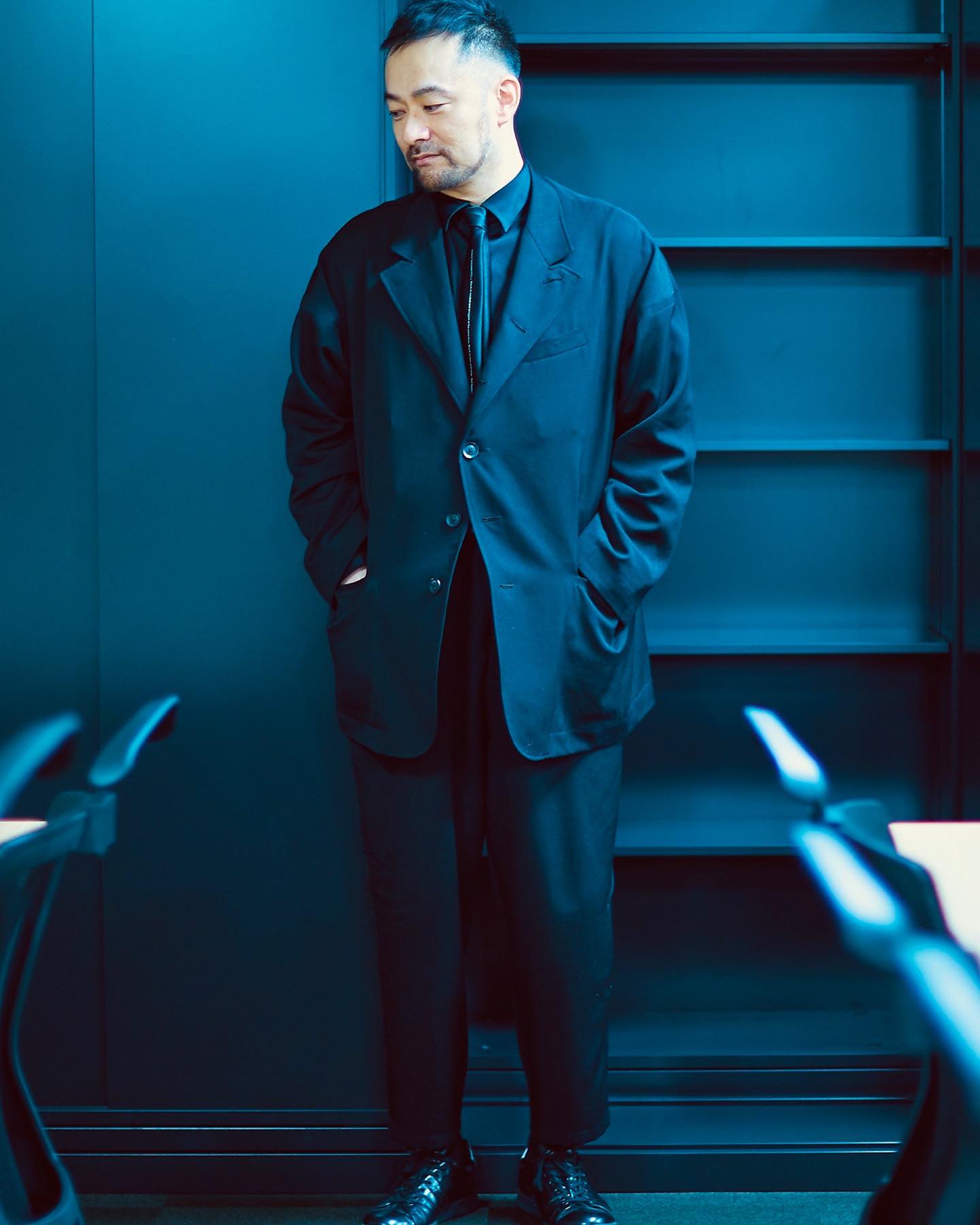yohji yamamoto セットアップ】 独特のシルエットで、ディテールは