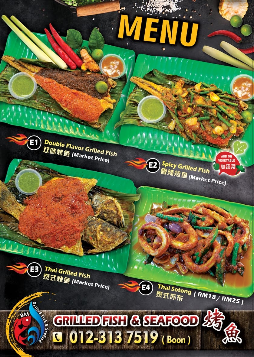 烤鱼你一个约会 BM Grilled Fish & Seafood | Bukit Mertajam