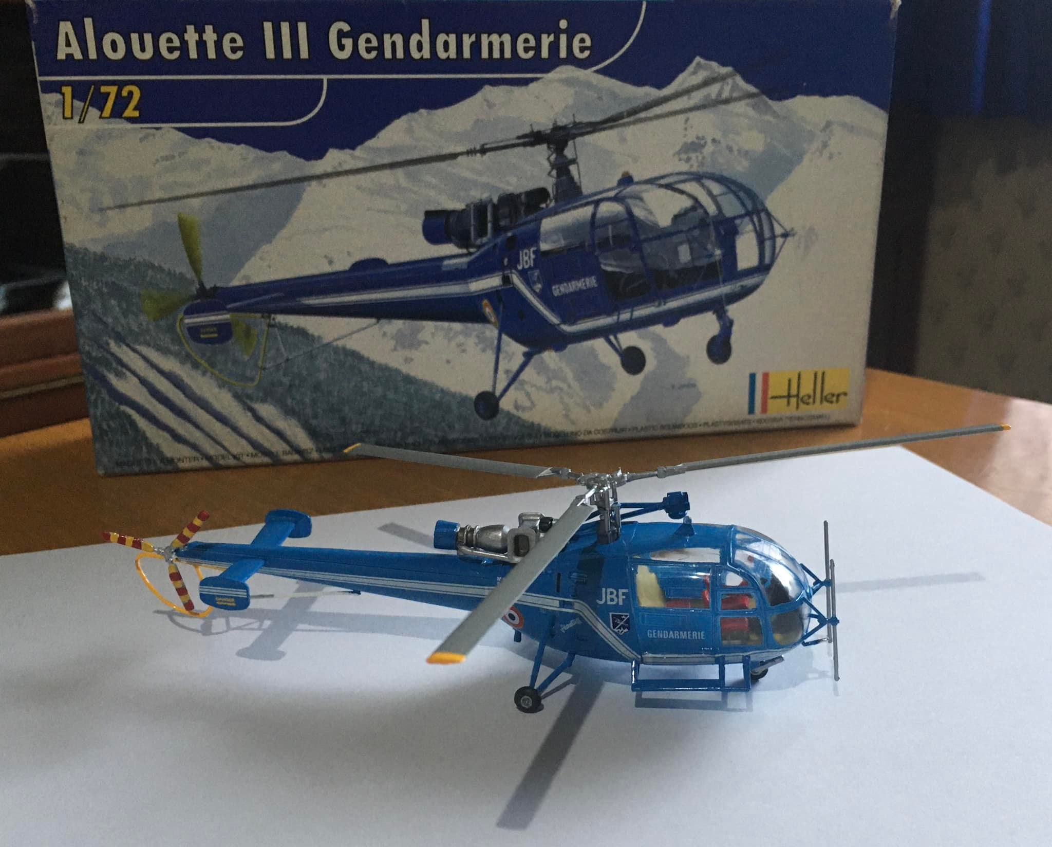 Herpa Wings 1:72 Sécurité Civile Sud Aviation SA 316 Alouette III F-ZBAN 580847