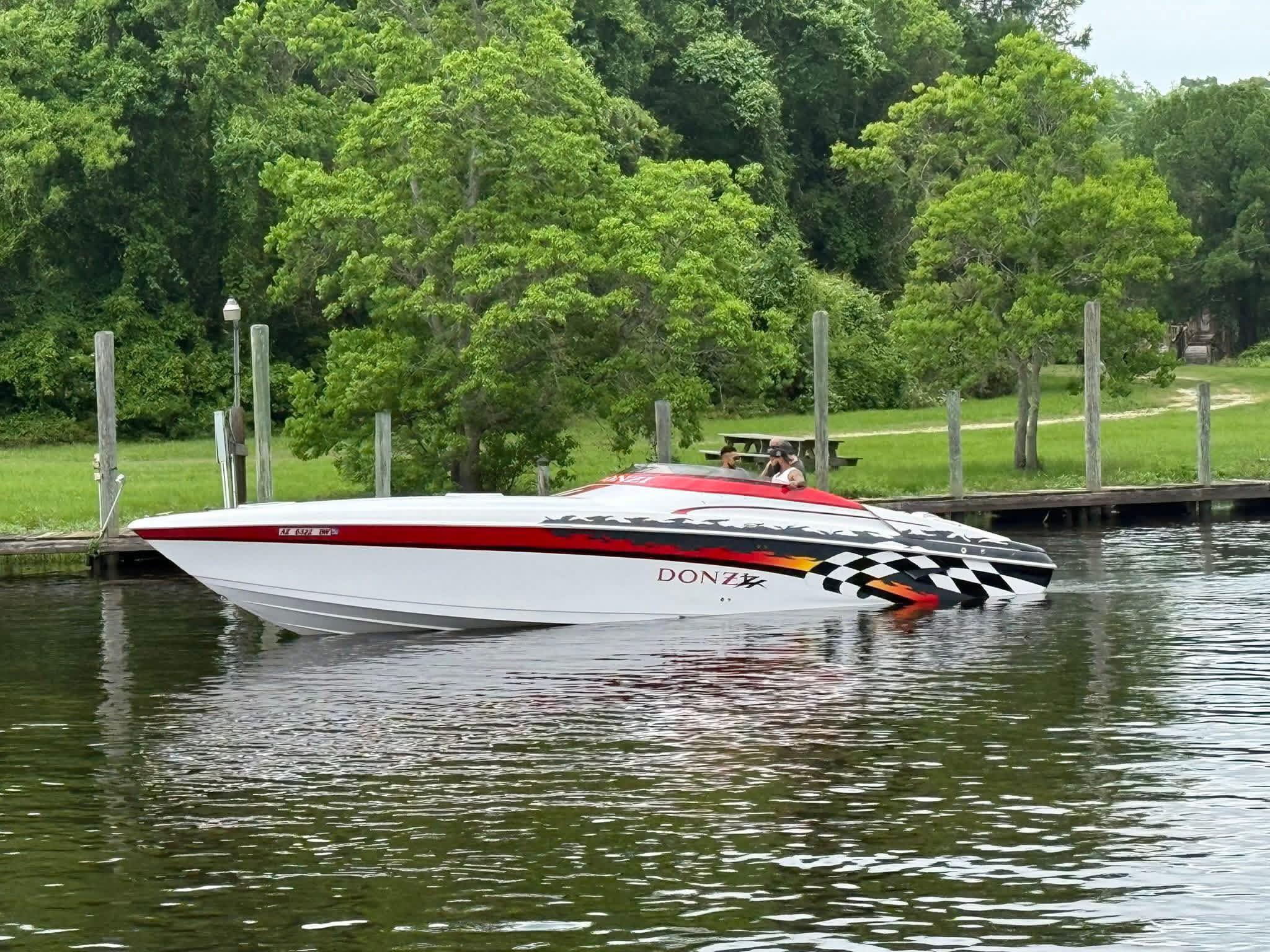 What are the hydraulic steering line measurements for a Donzi ZX38?