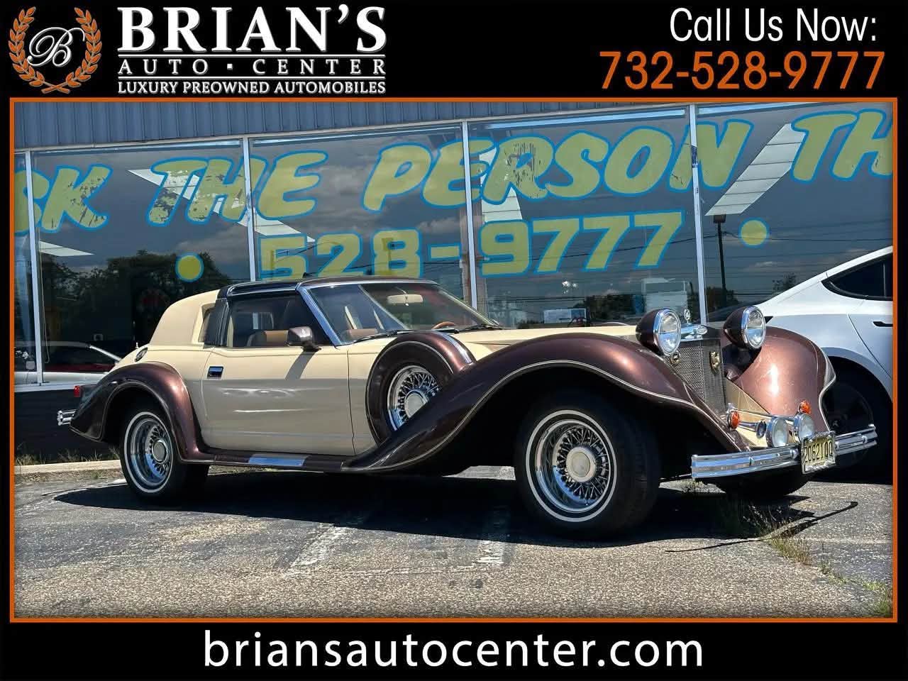 1983 Spartan Neo Classic Roadster for sale at Brian's Auto Center