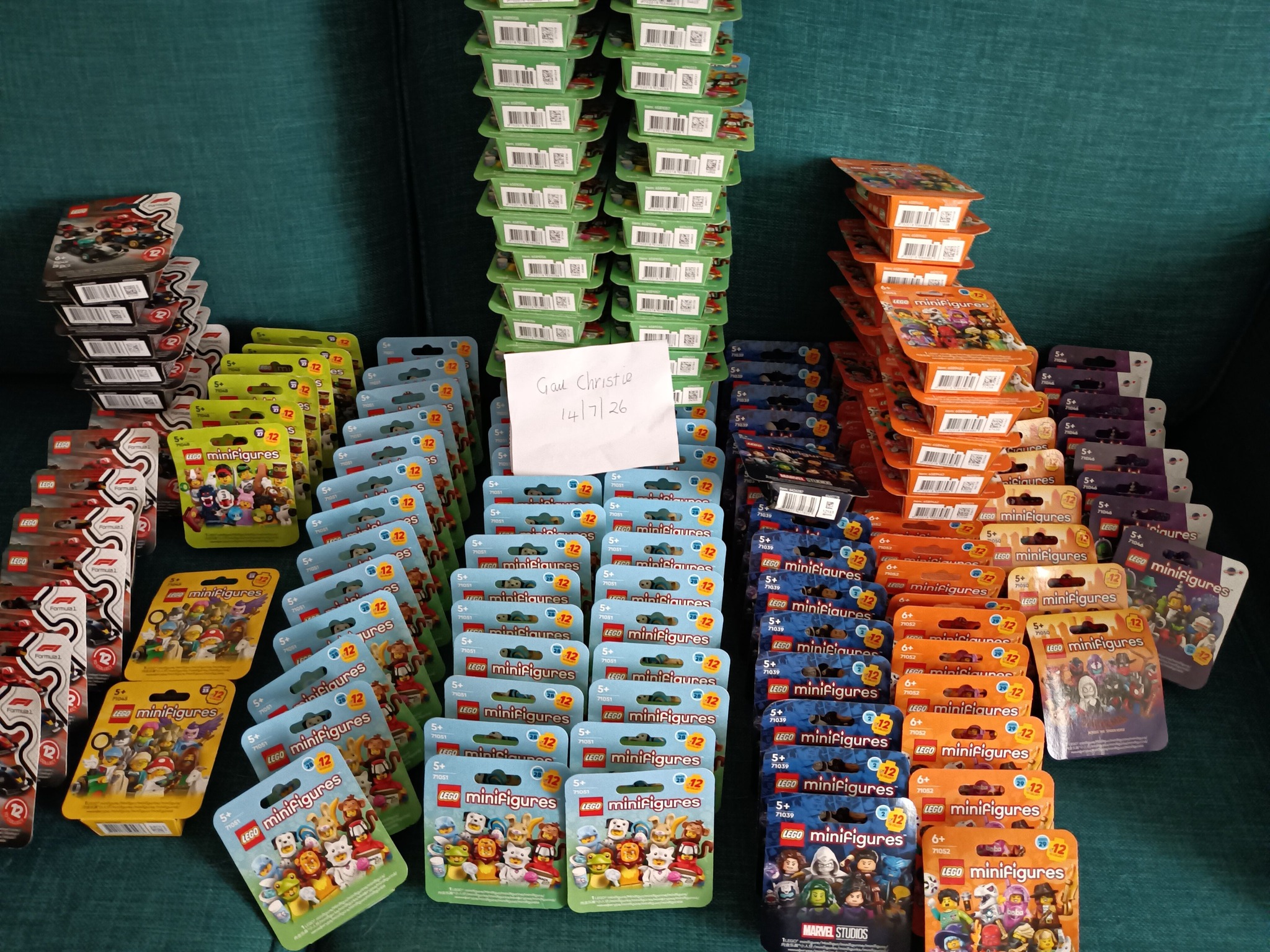 Minifigure collection for sale at Collectamania case 28