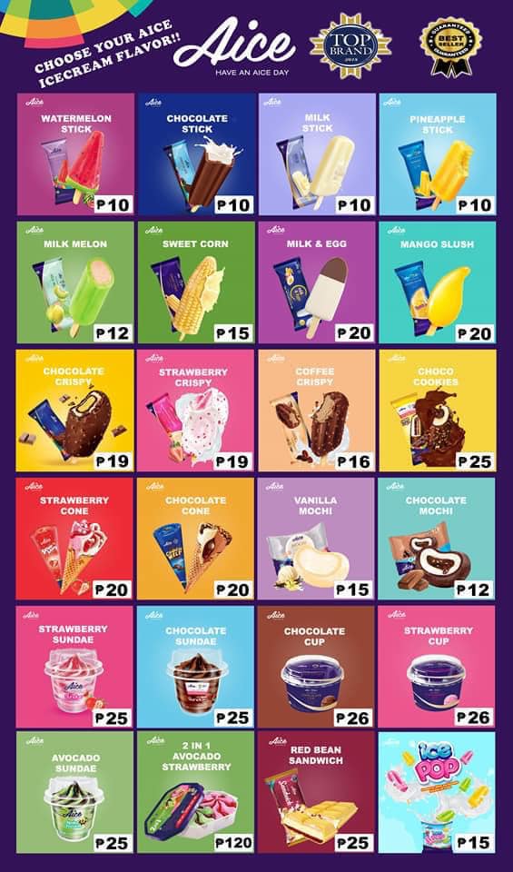 Aice Ice Cream - Tañong Disierto, Riverside - Home