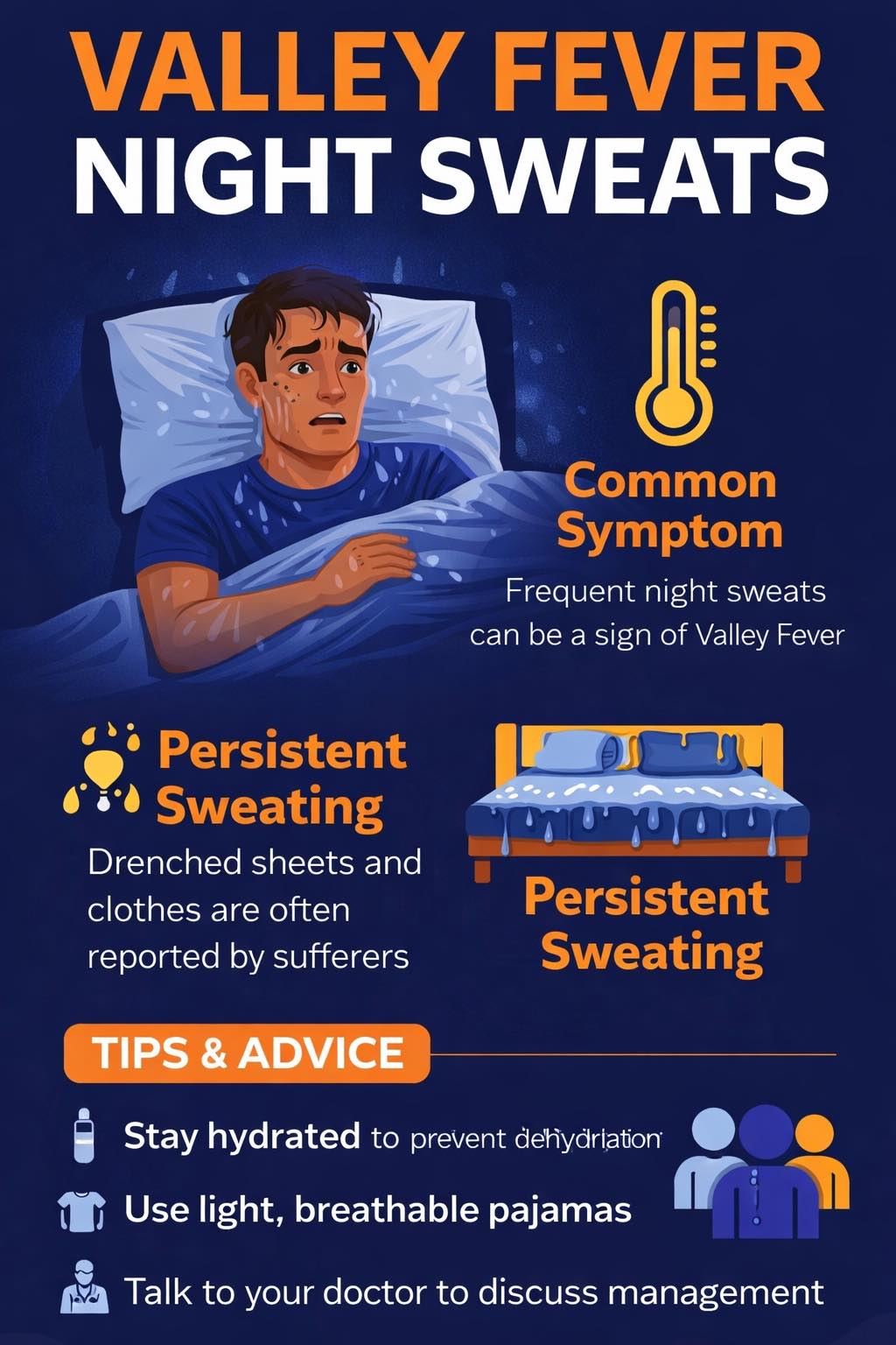 b12 injections and night sweats Infections can trigger sweats. Some infections like bacterial endocarditis (infection of the inner lining of your heart heart valves) and osteomyelitis (bone infections) can cause it. More reasons for night Quantity:2-Bottles Order AHK-Cu 200mg Topical natural drink