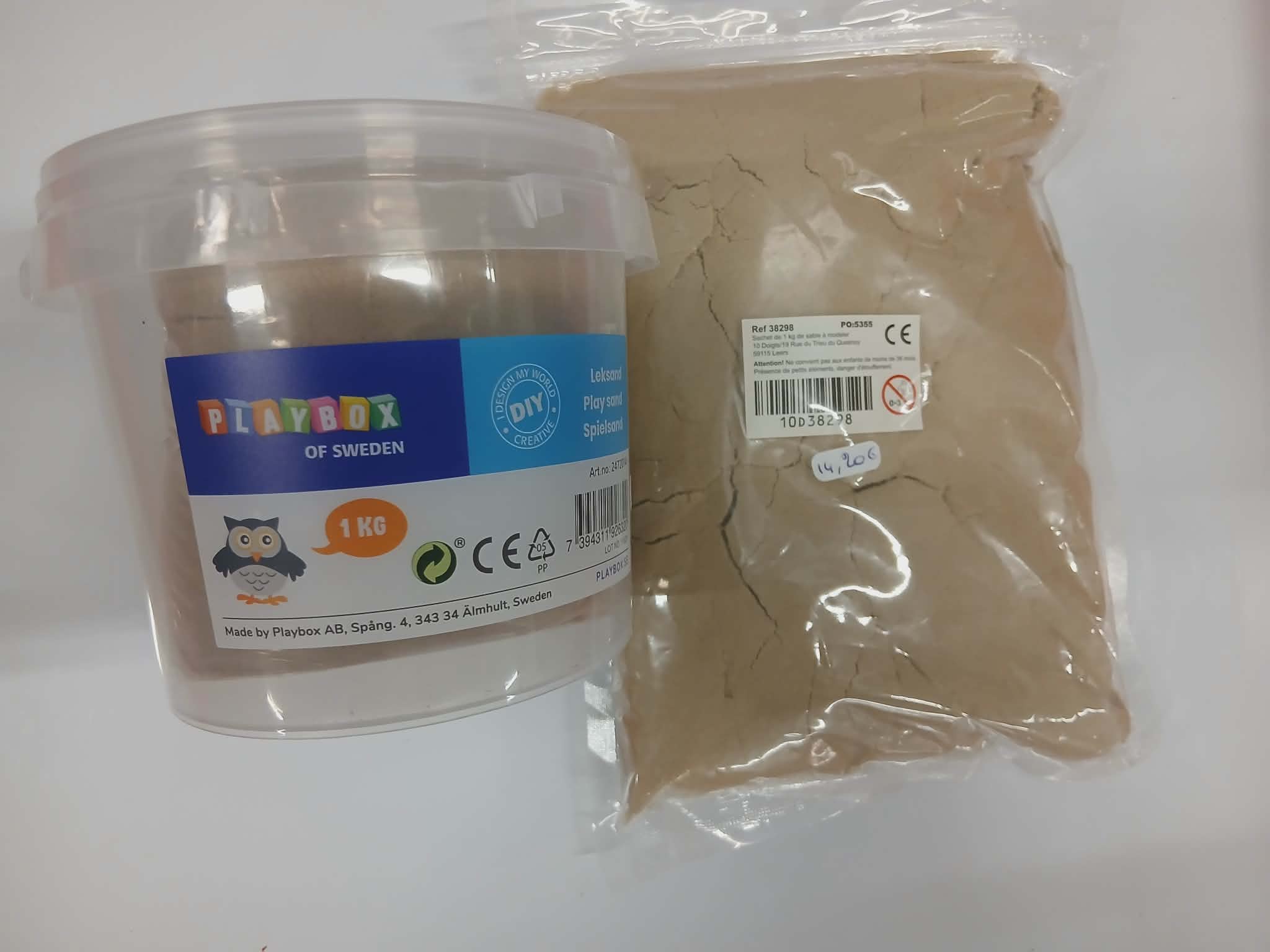Kinetic Sand, Ensemble de jeu Palais de sirène avec bac à sable pliable de 0 ,93