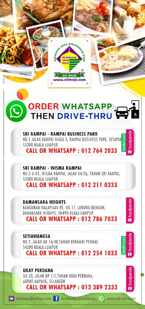 Restoran Ali Maju Sdn Bhd 首页 Facebook