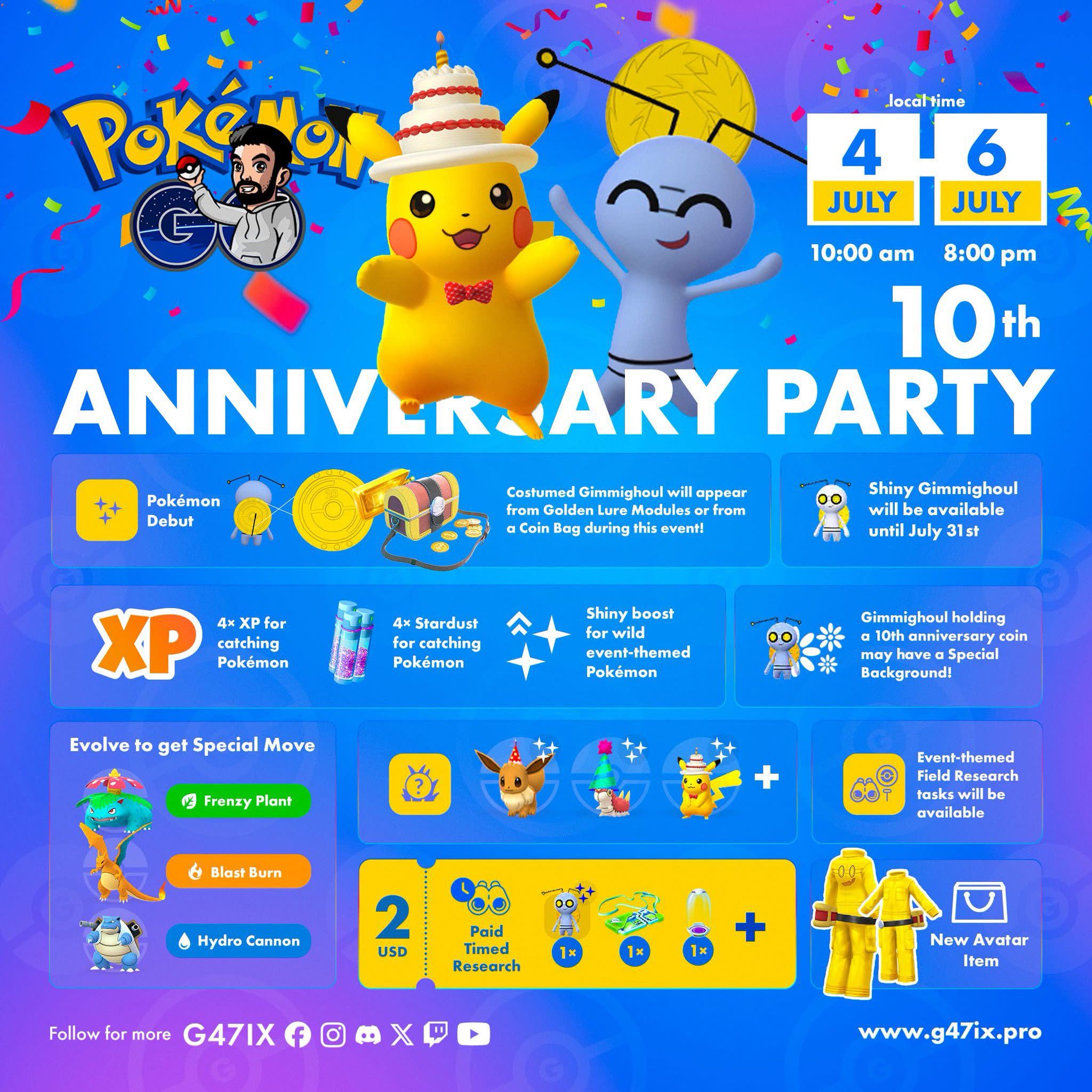 ポケモン Pokémon GO 10th Anniversary 新品 Pokémon GO』10周年を