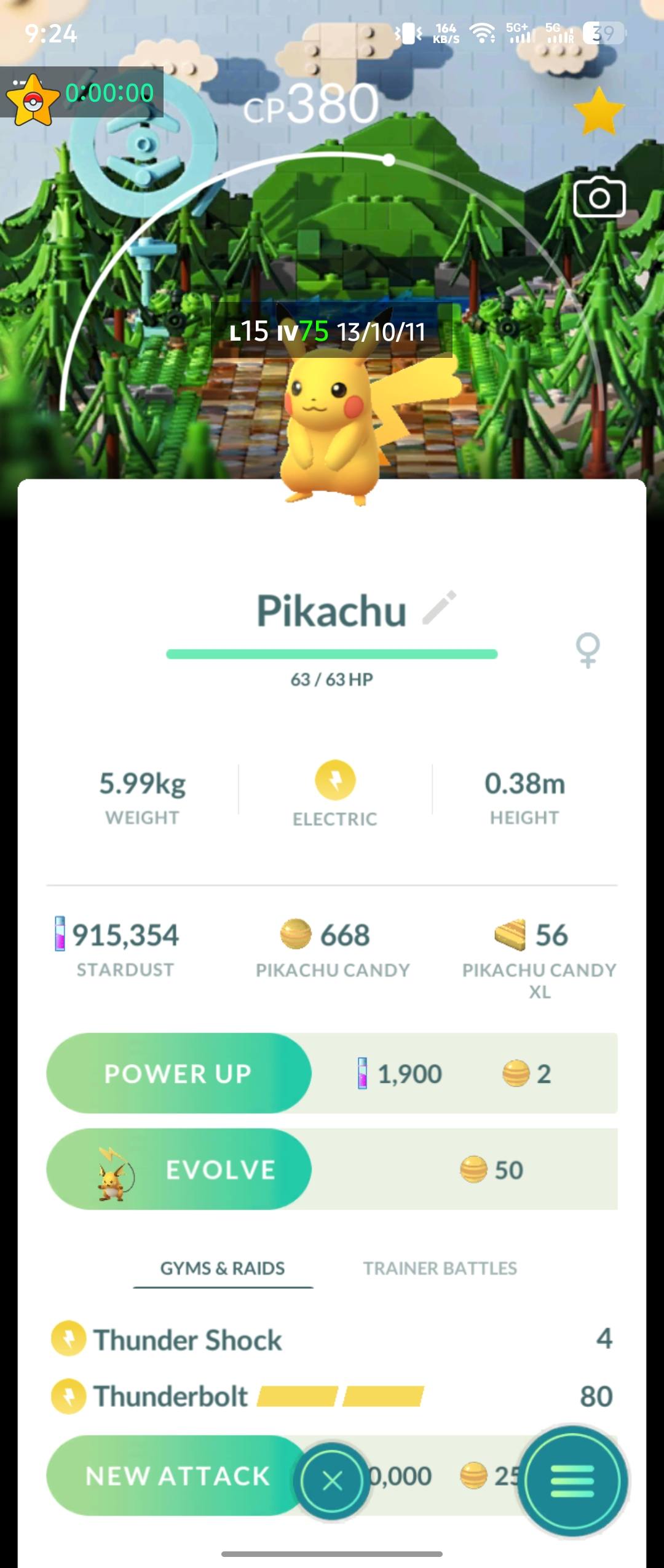 Trading Lego bg Pikachus for shiny legendaries?