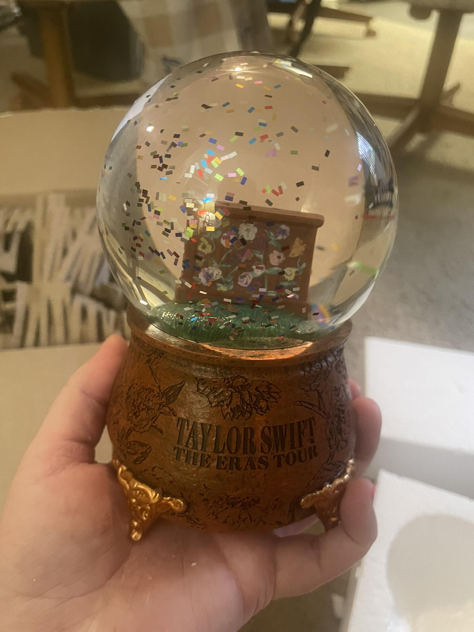 Taylor Swift Eras tour snow globe added to collection