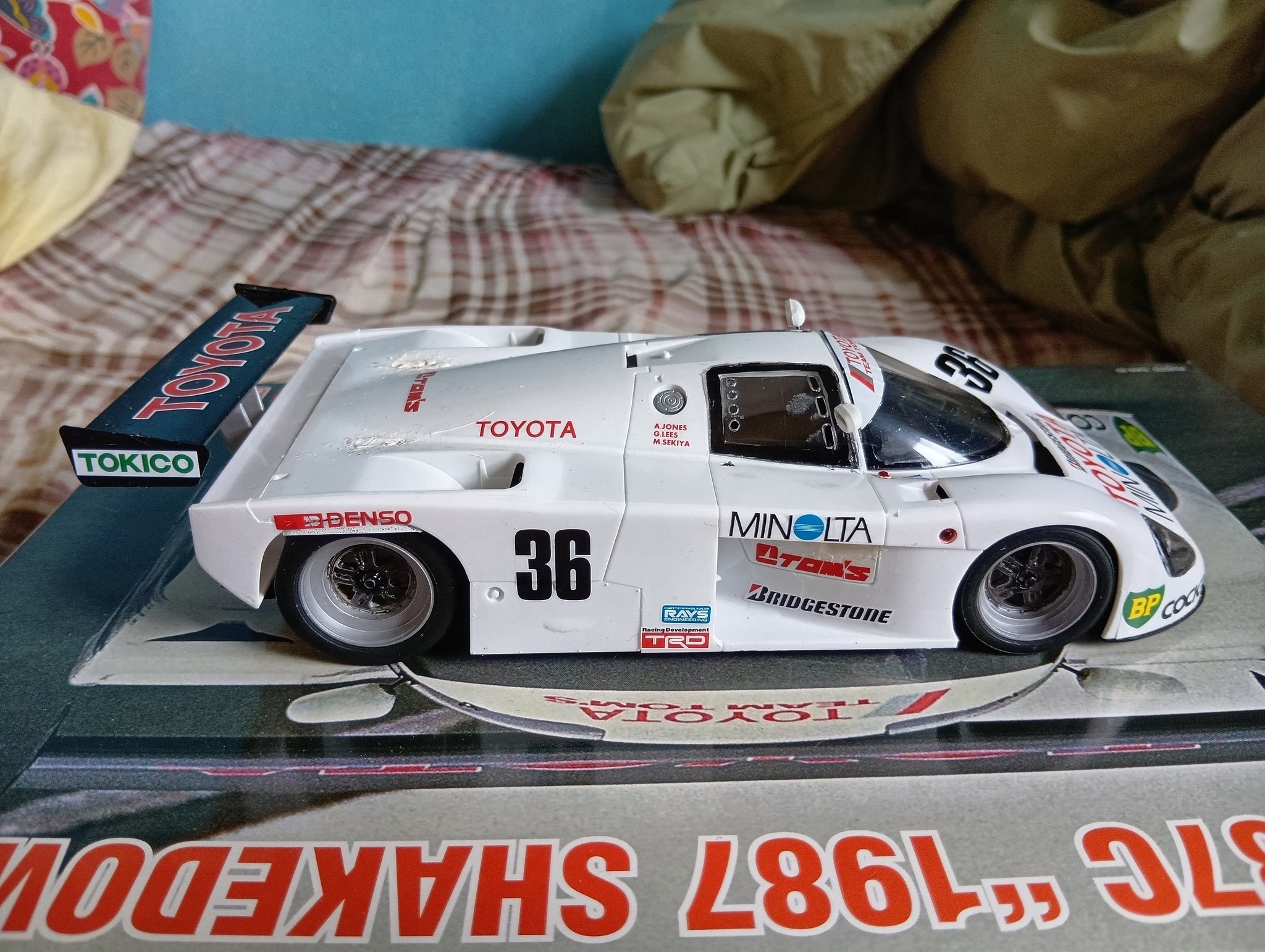ハセガワ1ː24 トヨタ87C”1987シェイクダウン”1987年JSPC(全日本 