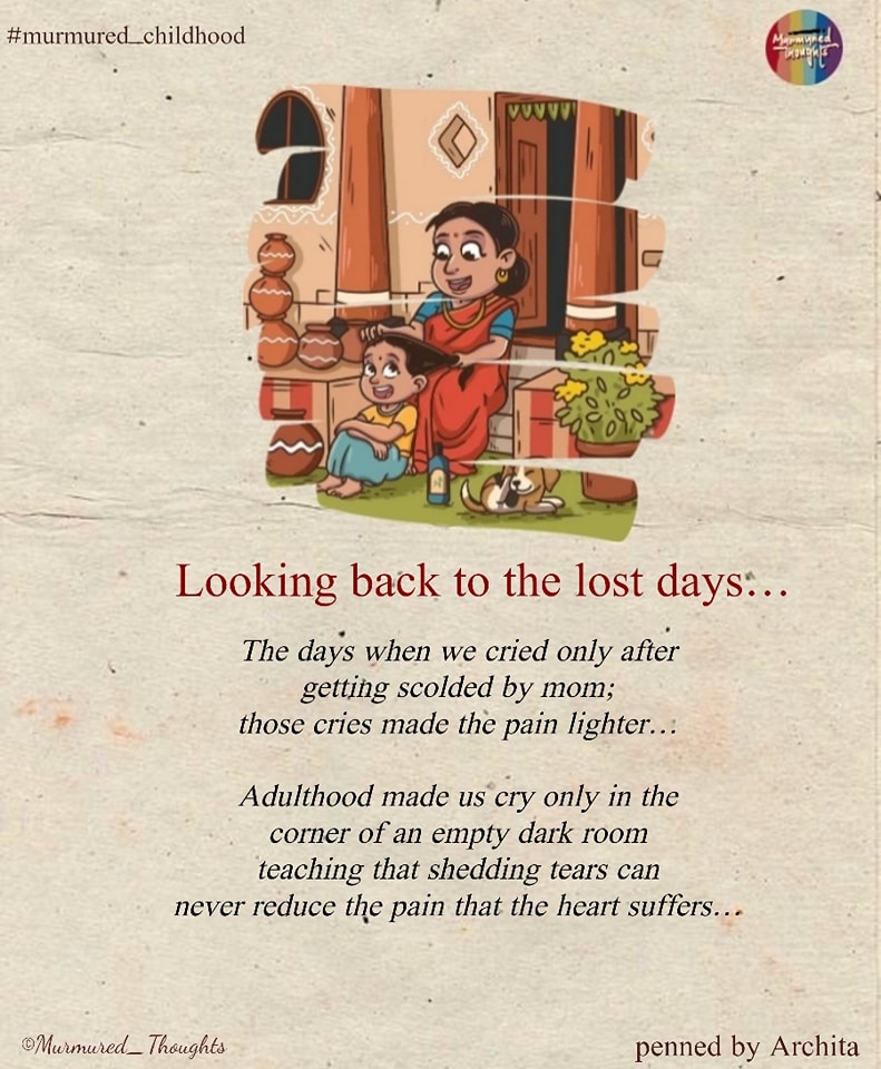 We don't get chances often to revisit... - Murmured Thoughts | Facebook