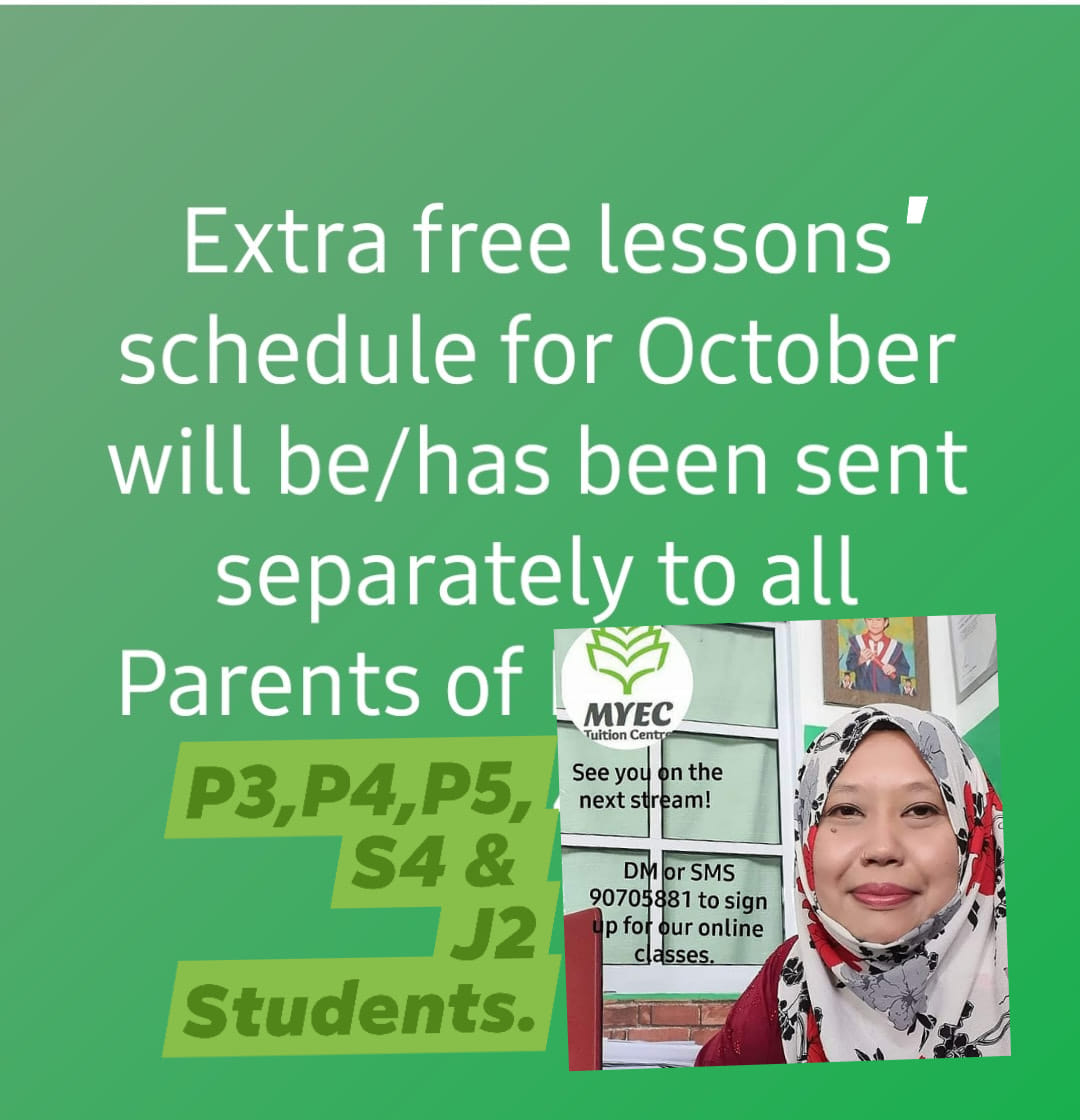 MYEC Tuition Centre - We will guide your children all the way. At MYEC ...
