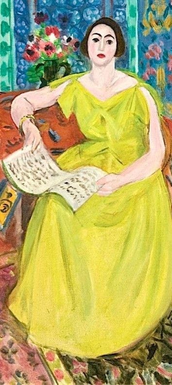 Henri Matisse La Femme en jaune, 1923
