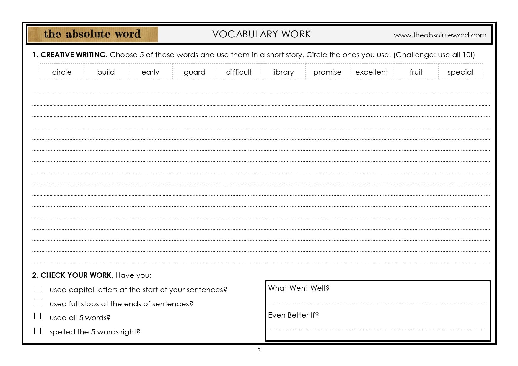 🔥 FREE ENGLISH RESOURCE for primary... - The Absolute Word