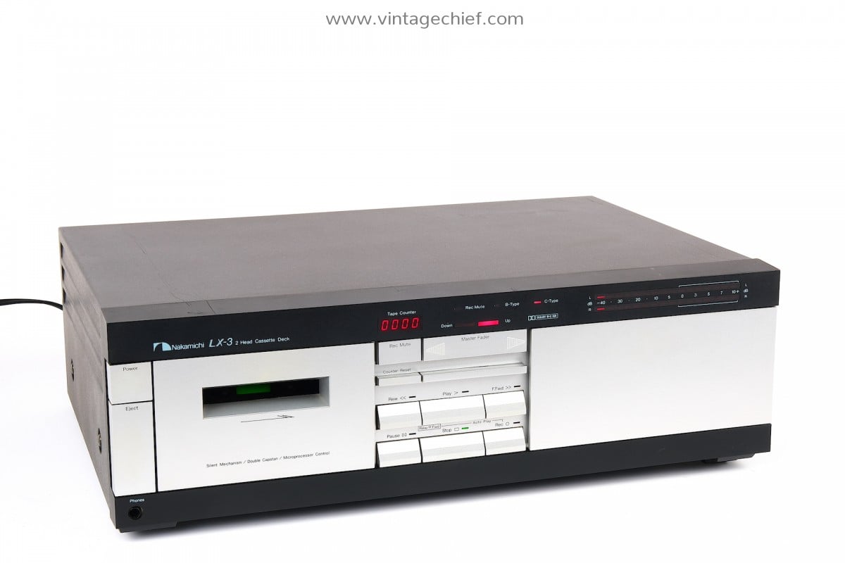 Nakamichi LX-3 Two Head Cassette Deck (1981-82)
