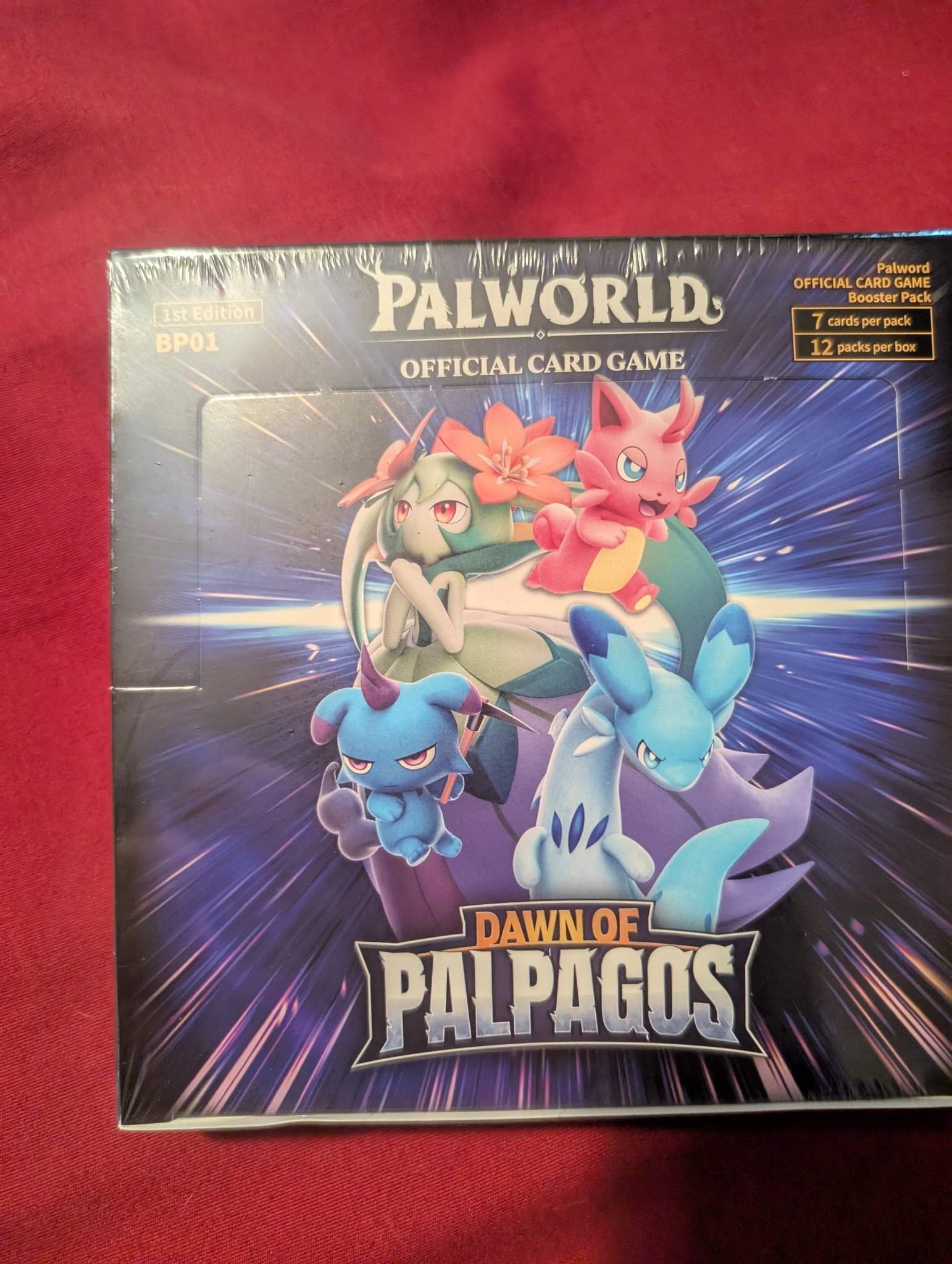 Sealed 1st edition Palworld Official Card Game Booster Pack