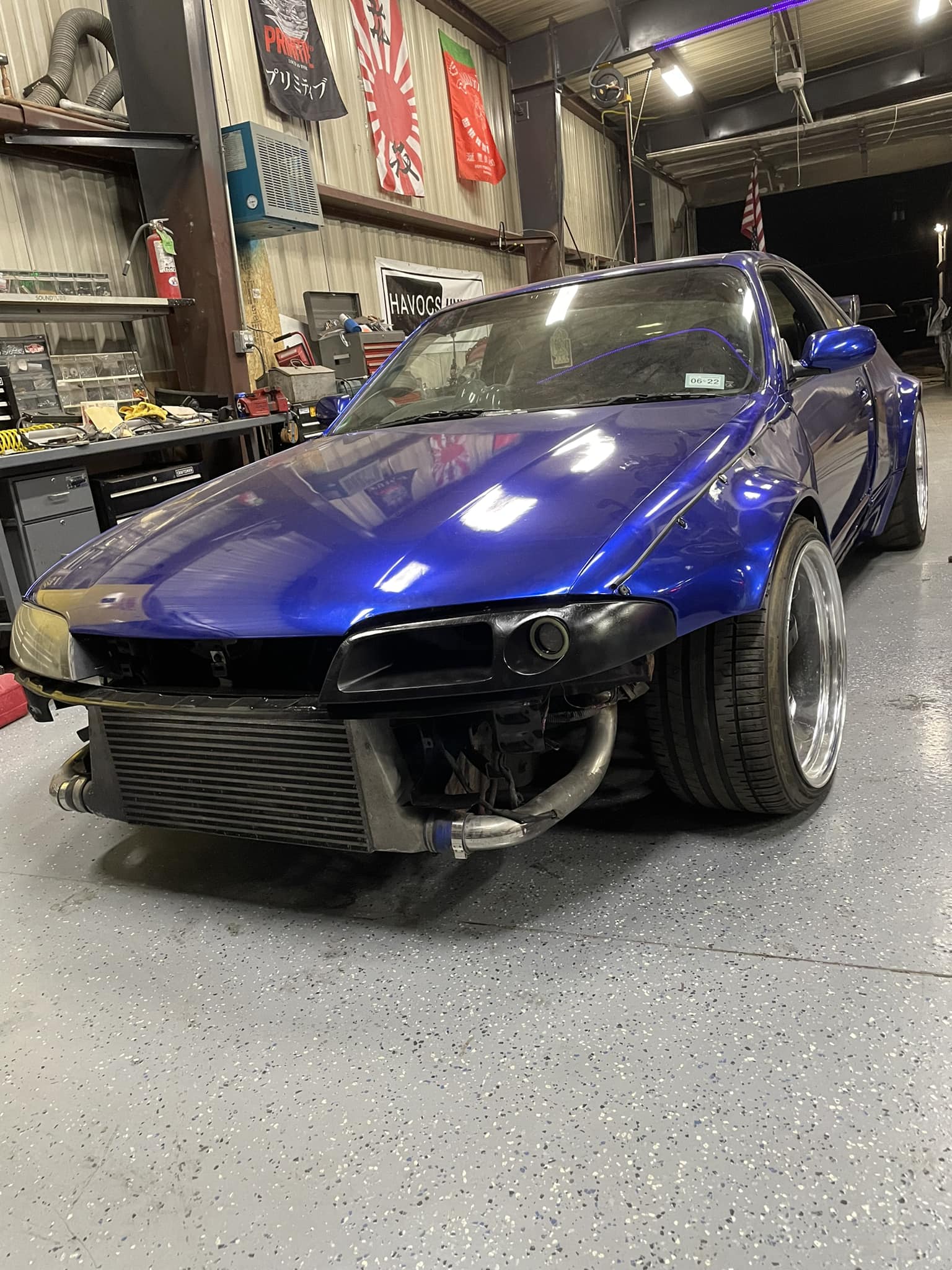 Nissan S14 with R33 and R32 Skyline parts