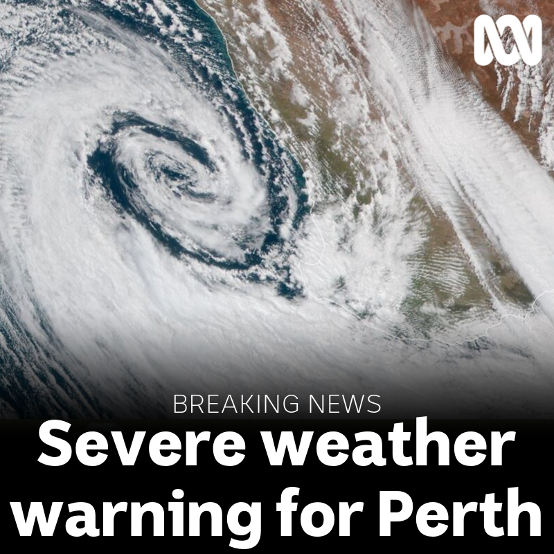 ABC Perth - Here's a look at the low pressure system heading towards ...