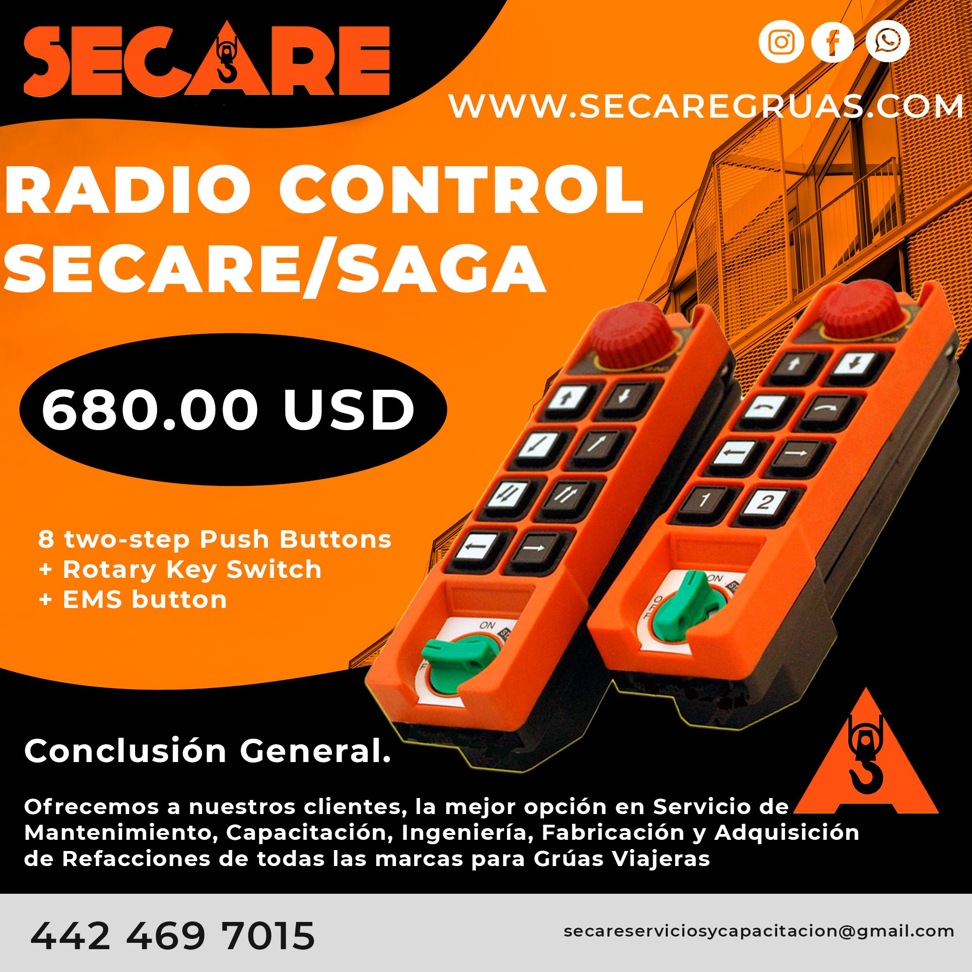 ¿Ya conoces la línea de #Botoneras y #Controles para grúas viajeras que ...