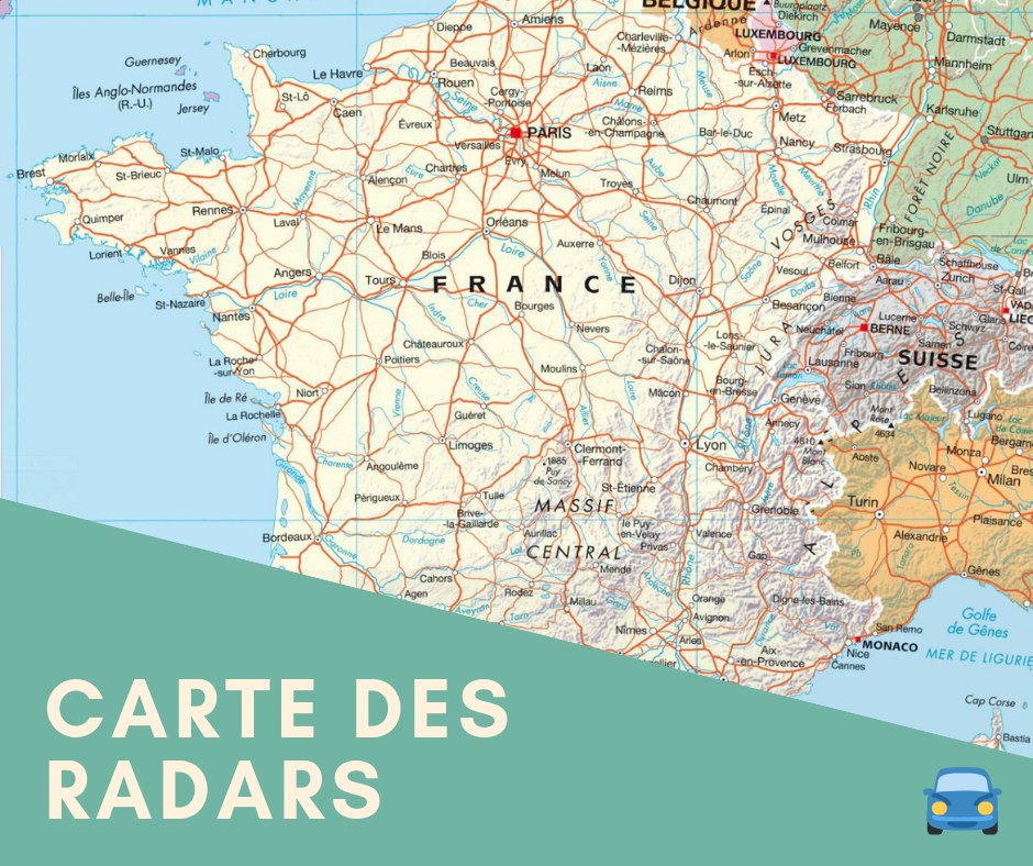 [#SurlaRoute] Découvrez la carte des radars en France 🎒 Depuis janvier ...