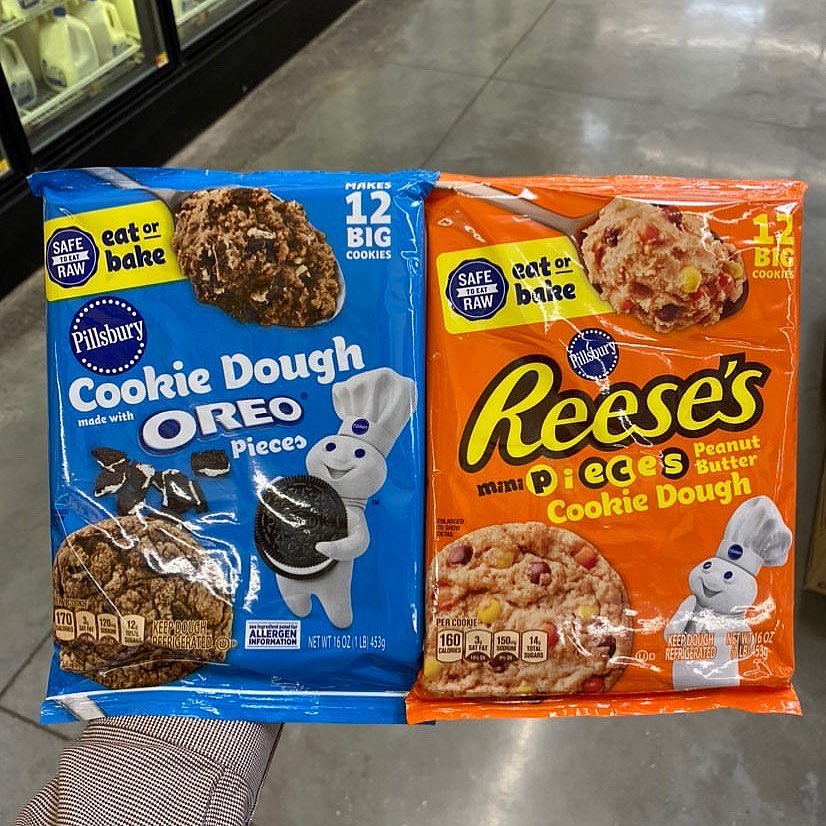 Snack Betch - New Pillsbury Eat or Bake Cookie Dough with Oreo Pieces ...
