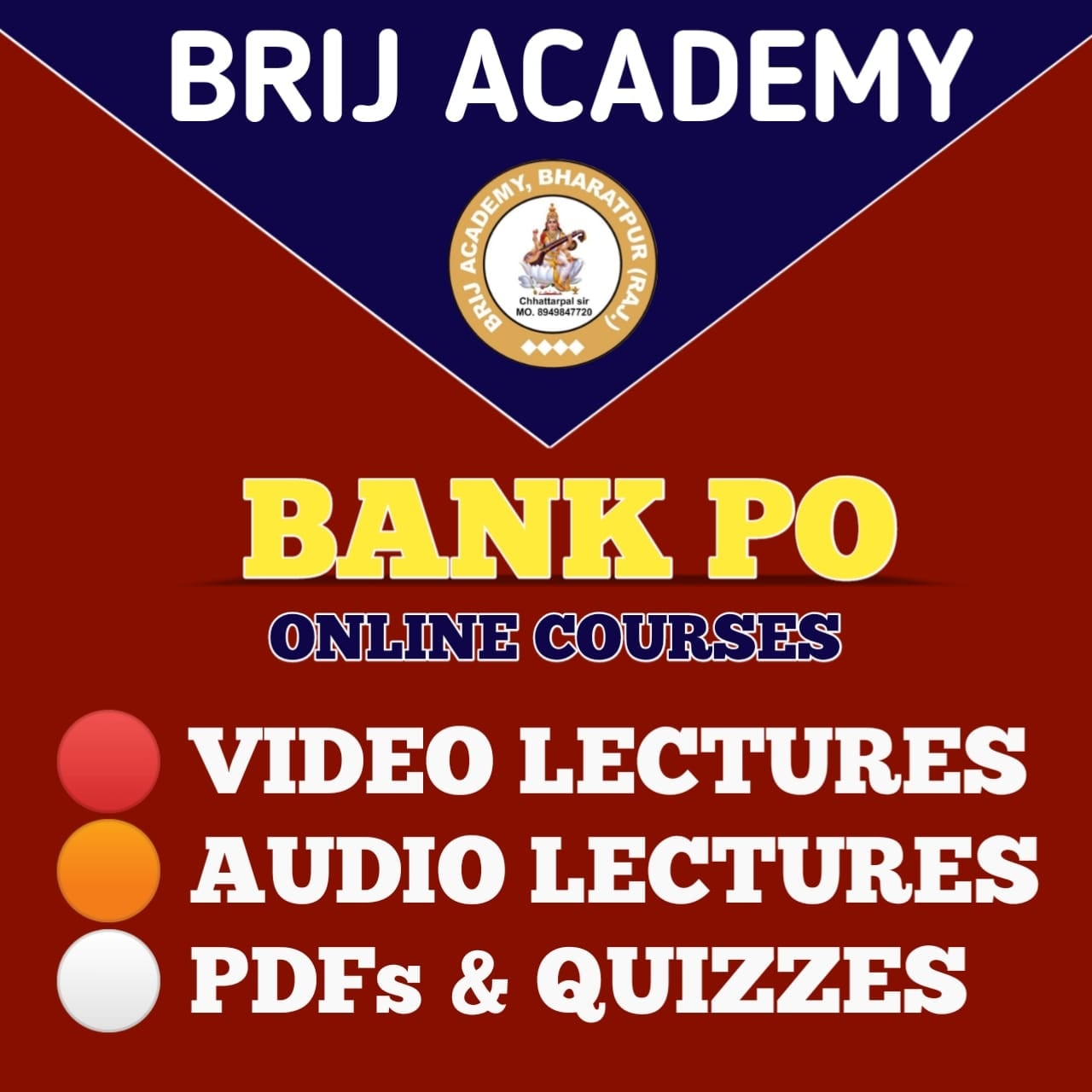 Brij Academy - Our aim your success | Bank PO Course