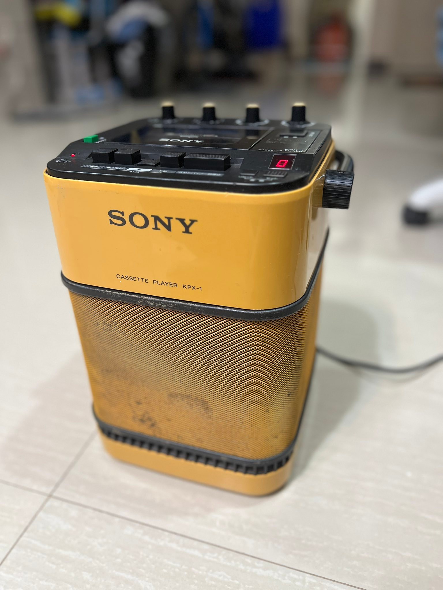 Vintage Sony portable karaoke player for sale