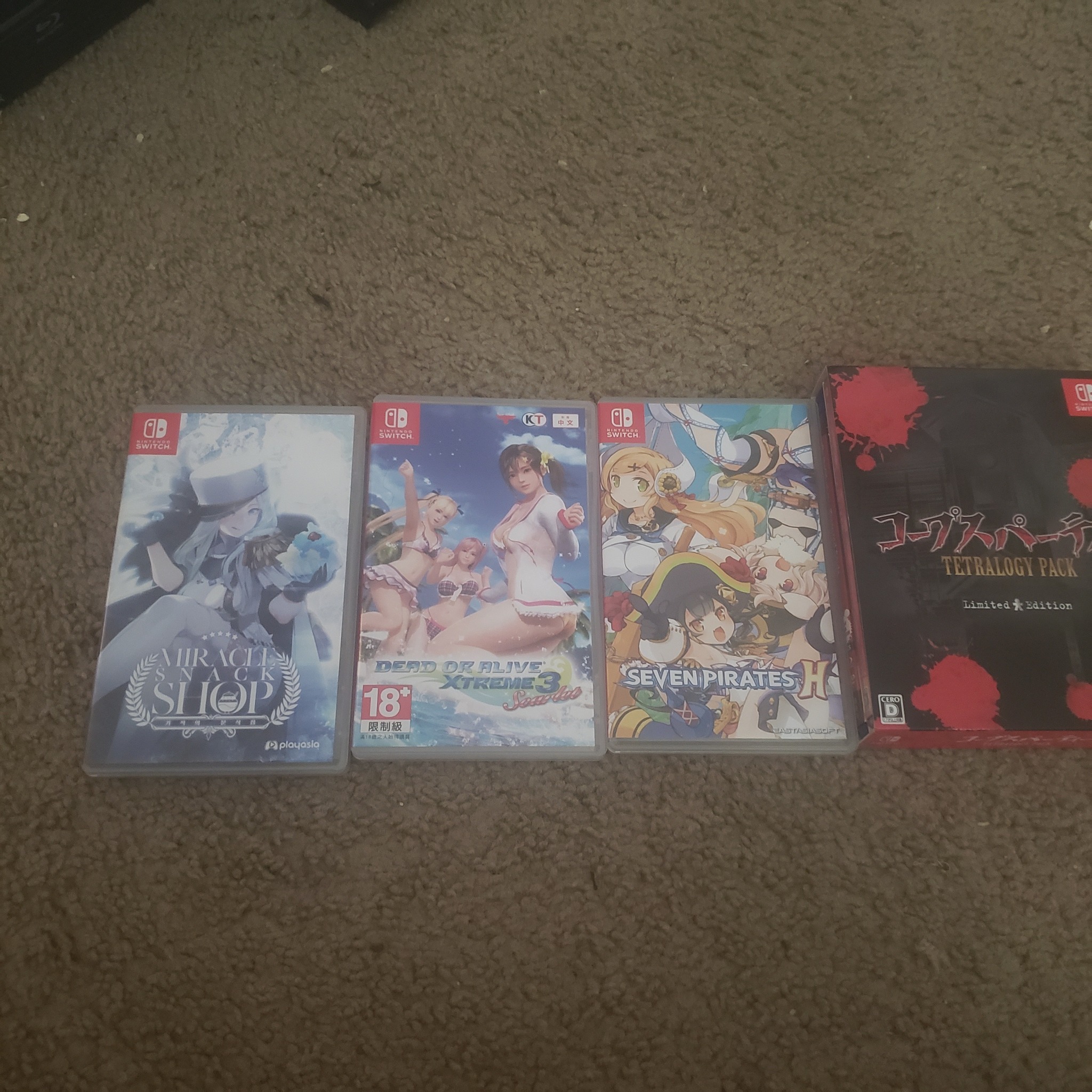 Guys here are all the imported games that are in my collection at