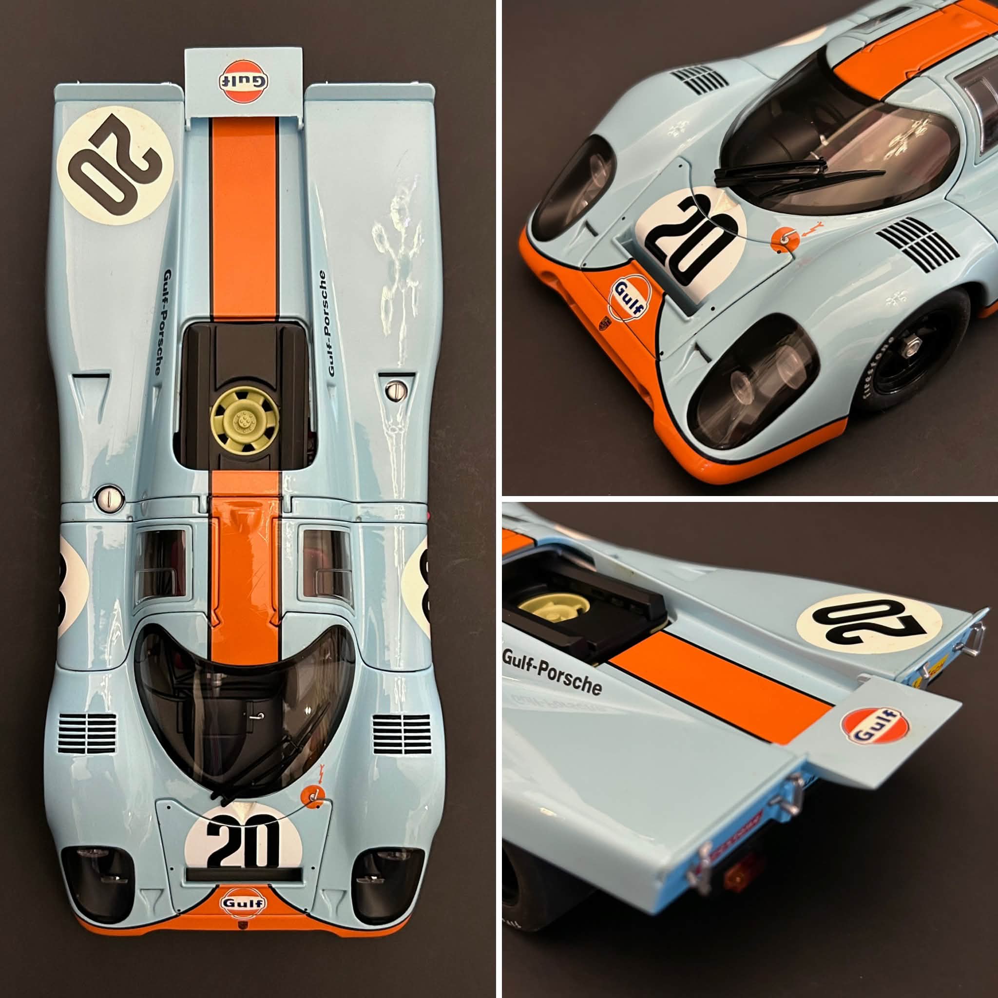 Porsche 917 diecast models in 1:18 scale