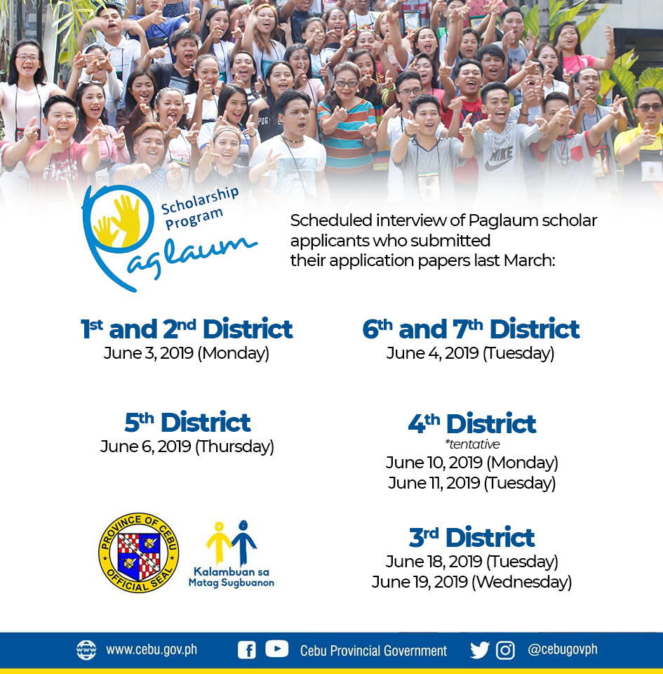 Cebu Province - ADVISORY. Interview sessions of the... | Facebook