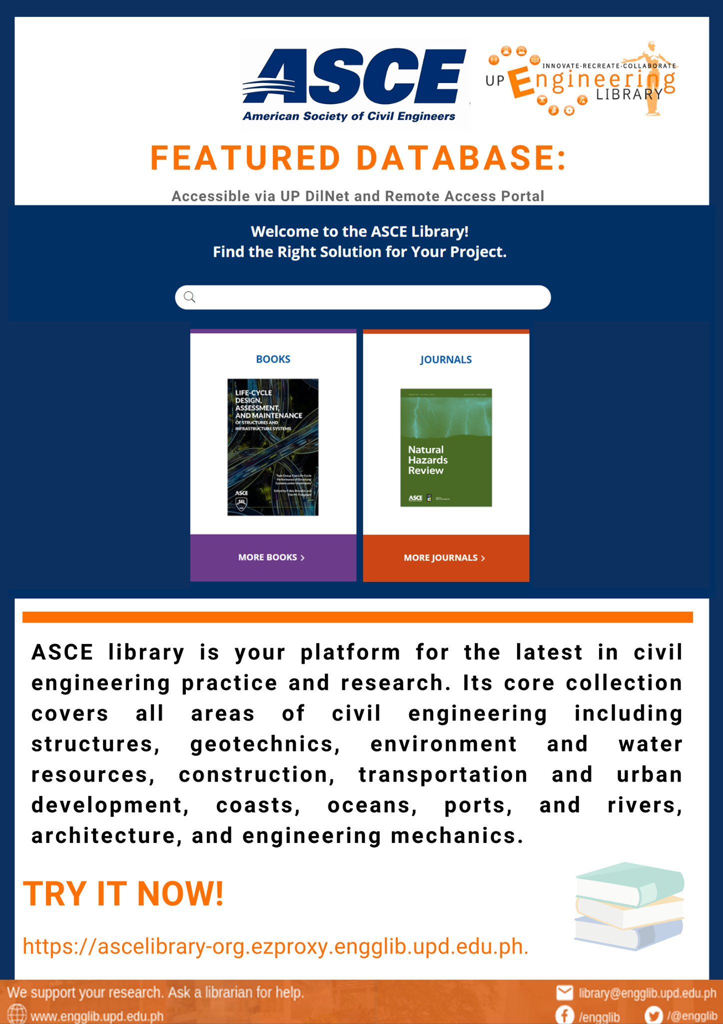 UP - The ASCE Library is the world’s largest full-text database of ...