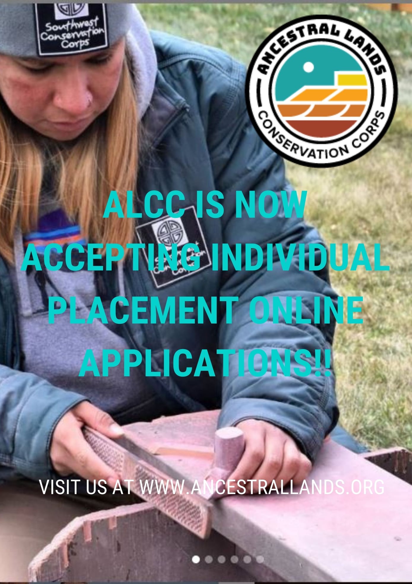 Ancestral Lands Conservation Corps - Greetings! We are happy to ...